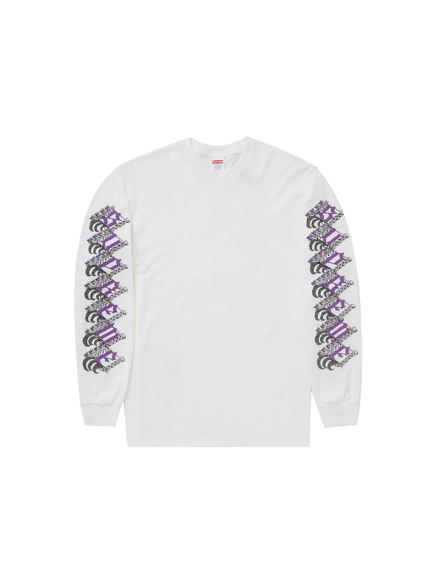 Мужская футболка с длинным рукавом Supreme Strawberries — изображение 1 из 1, белый