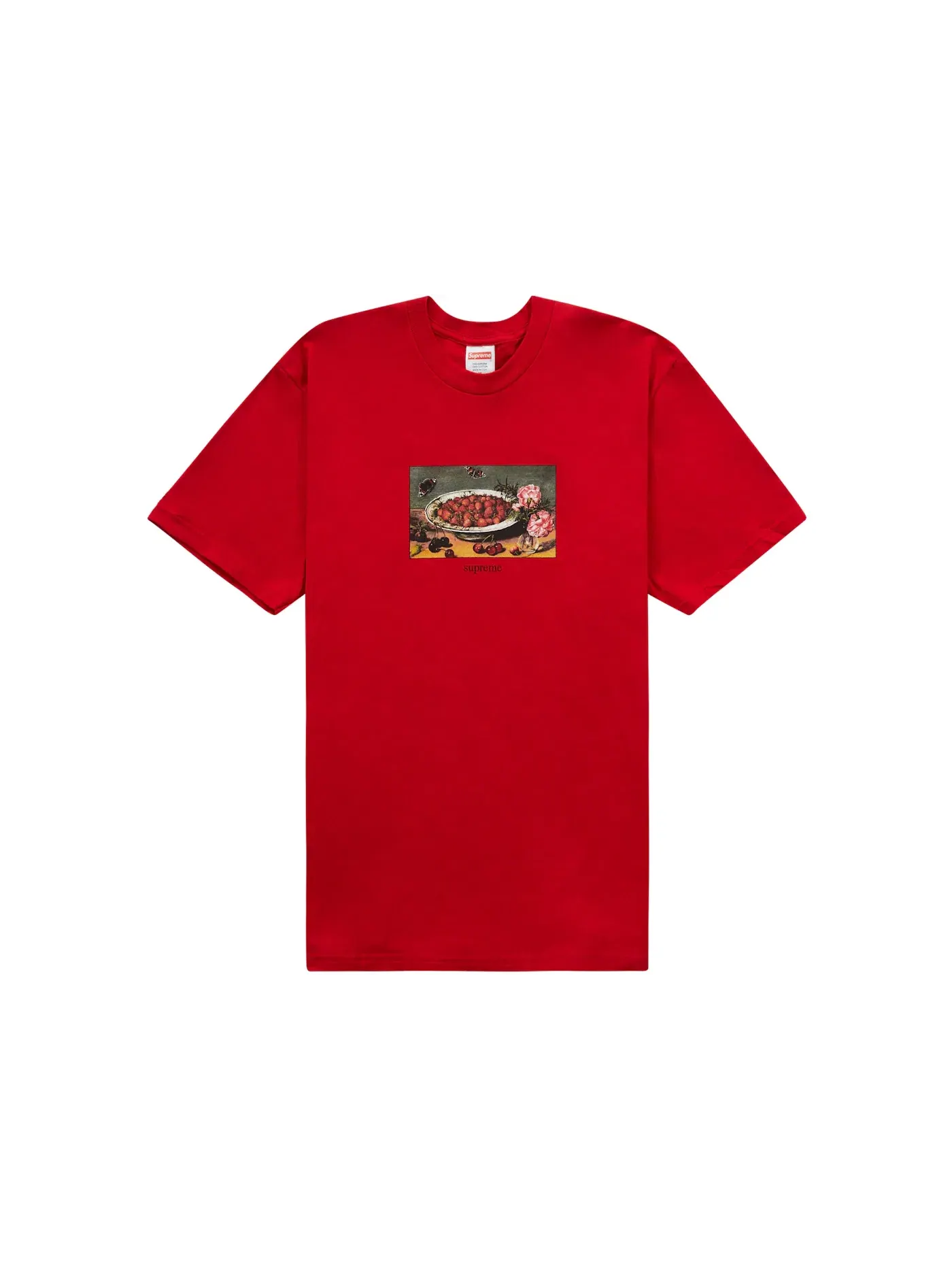 Мужская футболка с принтом Tee Supreme — изображение 1 из 1, красный