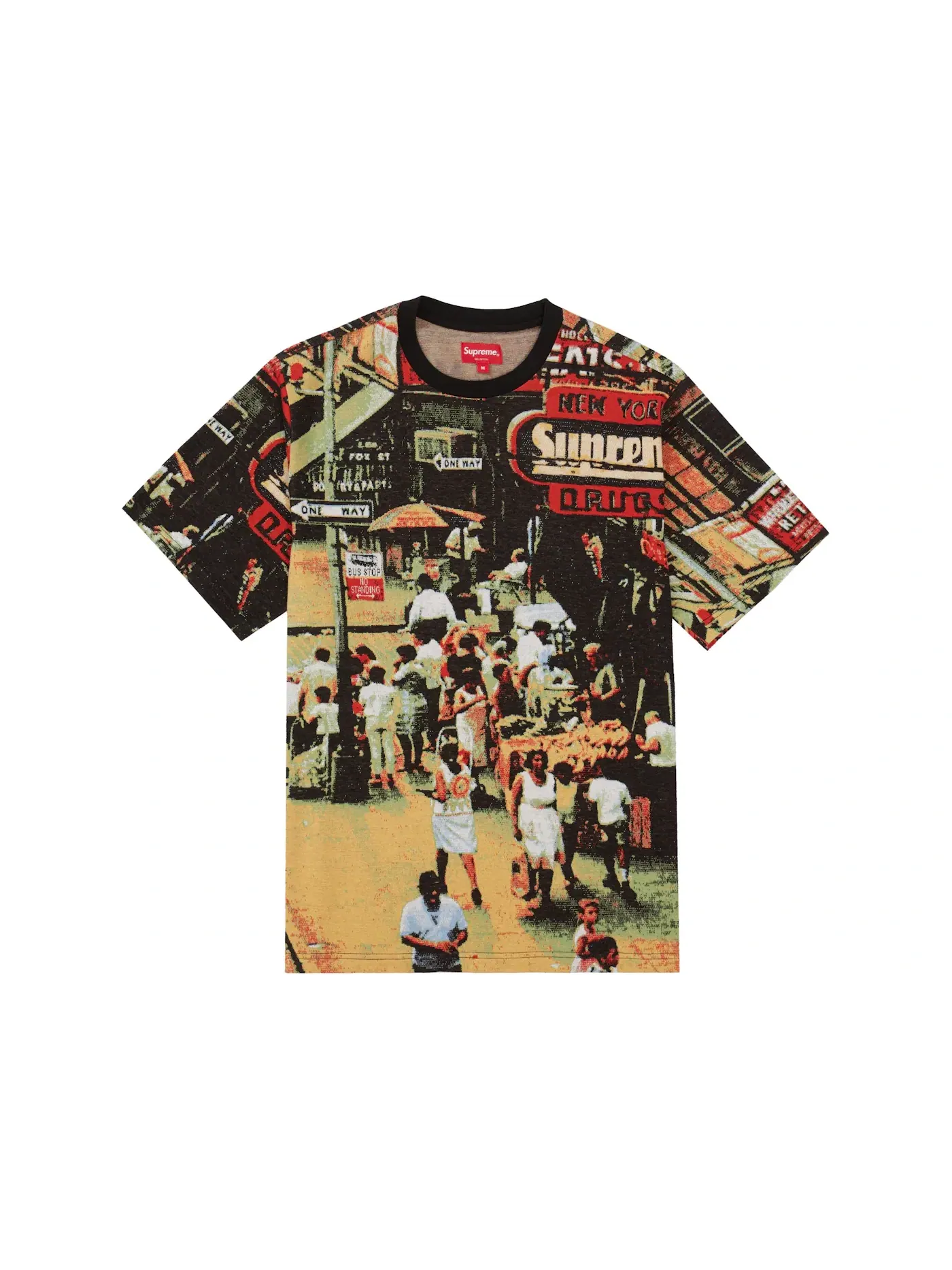 Мужская футболка с принтом Supreme S/S Top — изображение 1 из 1, мульти