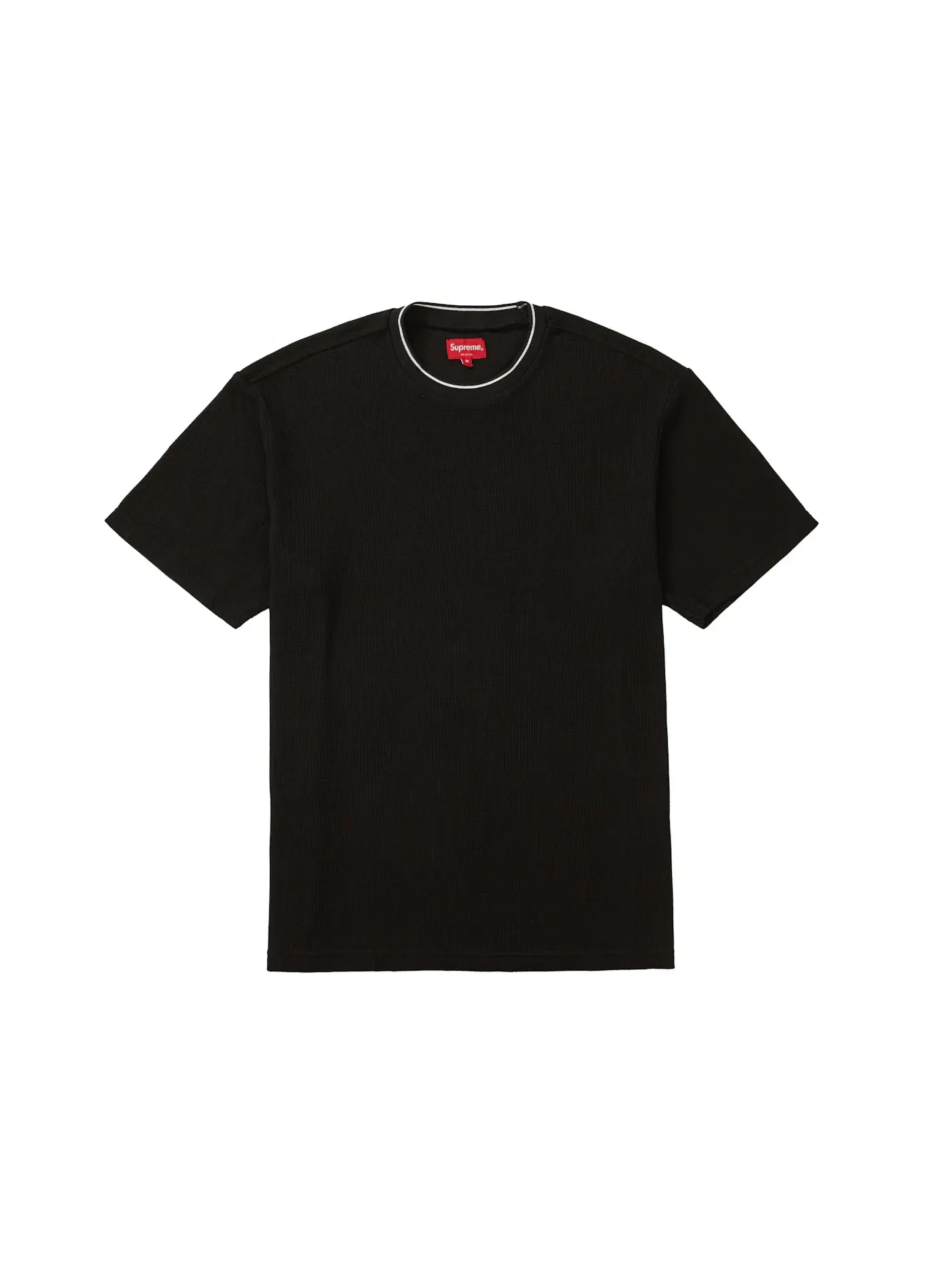 Мужская футболка с полосатым принтом Supreme Top — изображение 1 из 2, черный