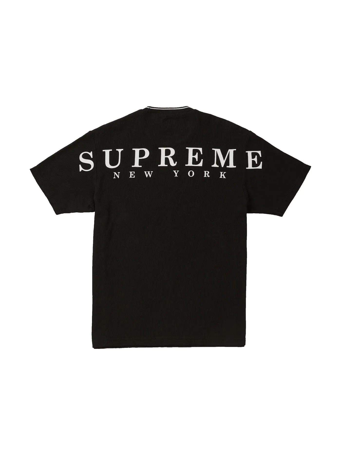 Мужская футболка с полосатым принтом Supreme Top — изображение 2 из 2, черный