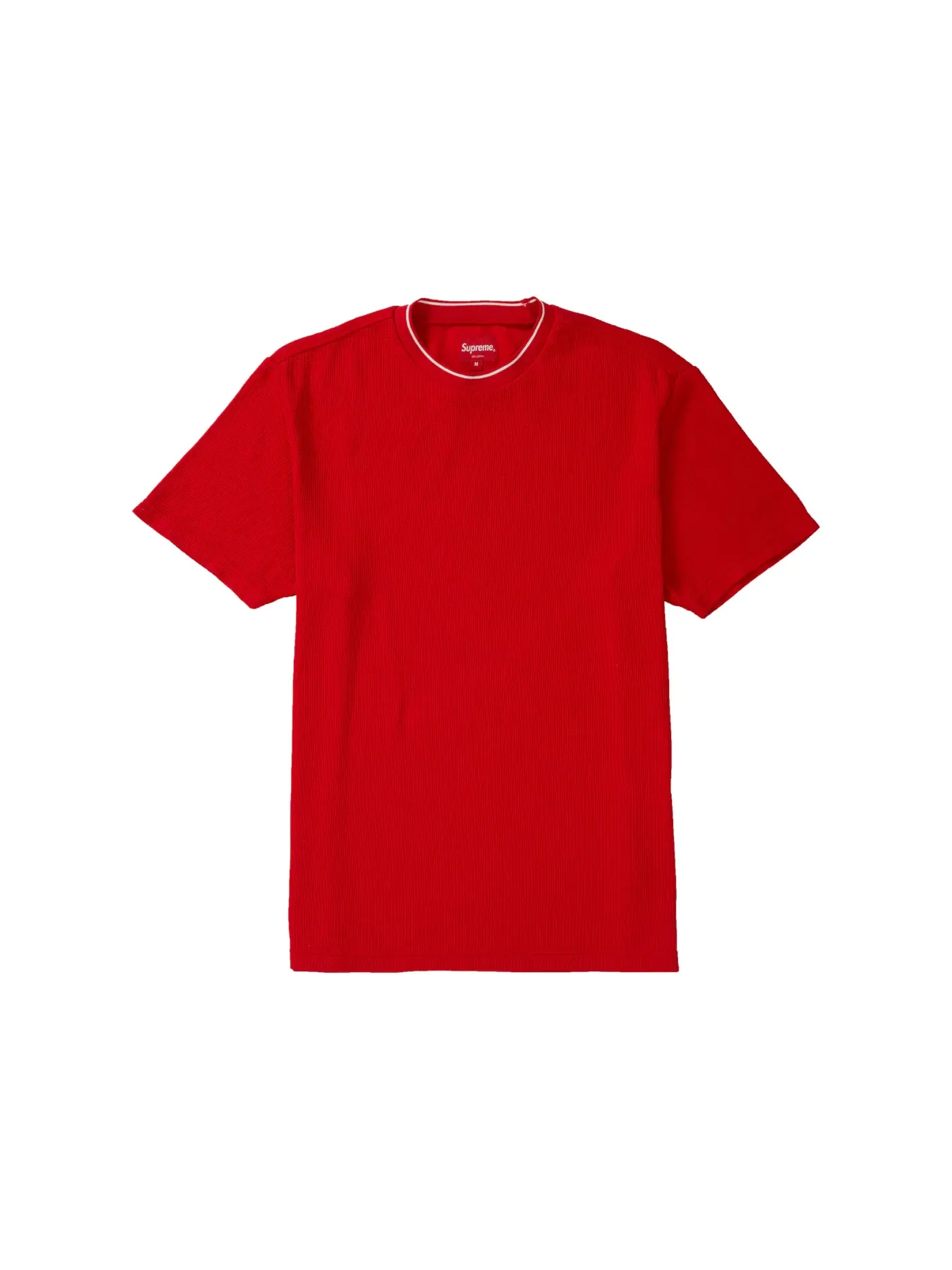 Мужская футболка в полоску Supreme — изображение 1 из 2, красный