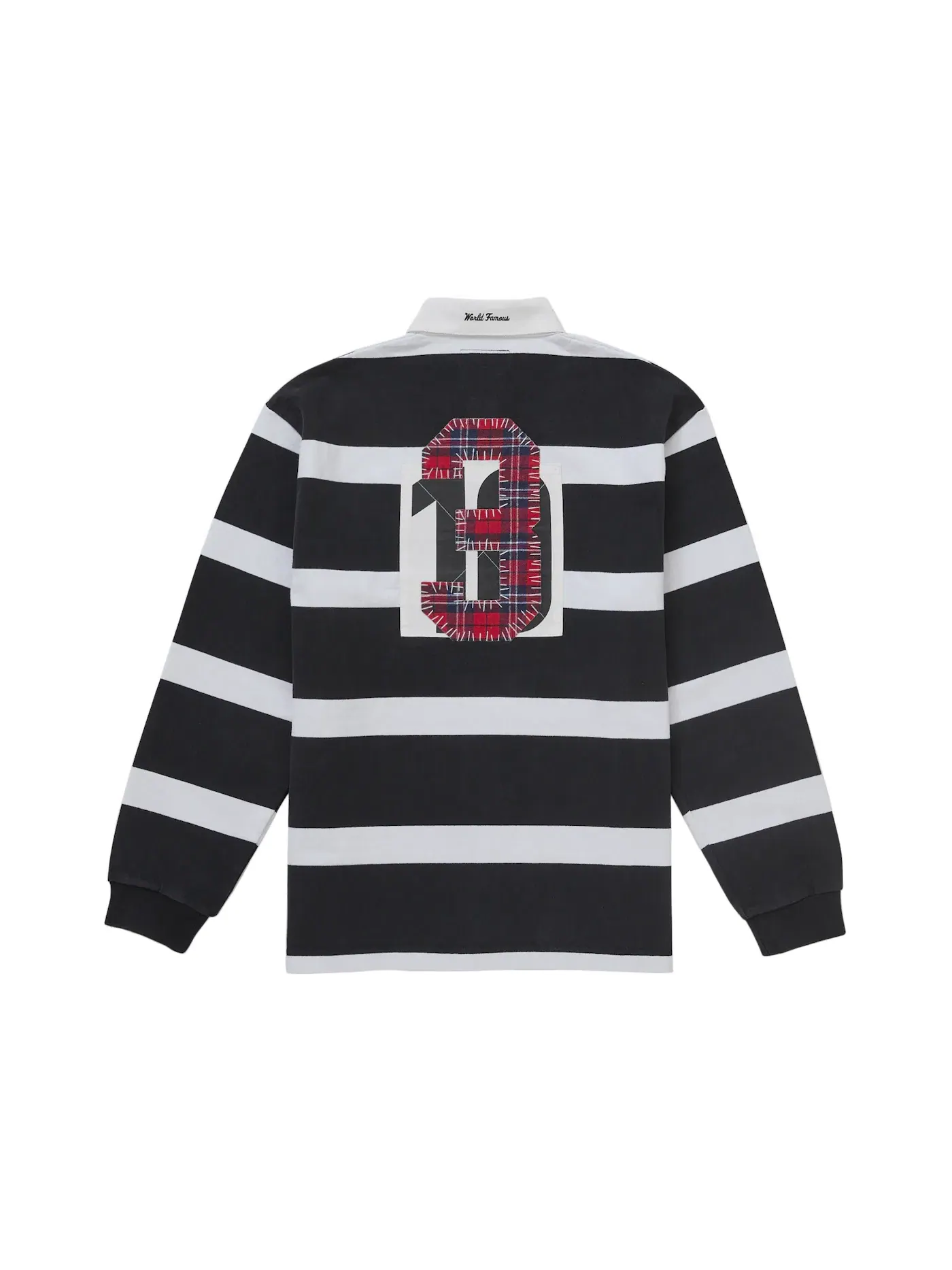 Мужская рубашка-поло с принтом Rugby (FW25) Supreme — изображение 2 из 2, черный