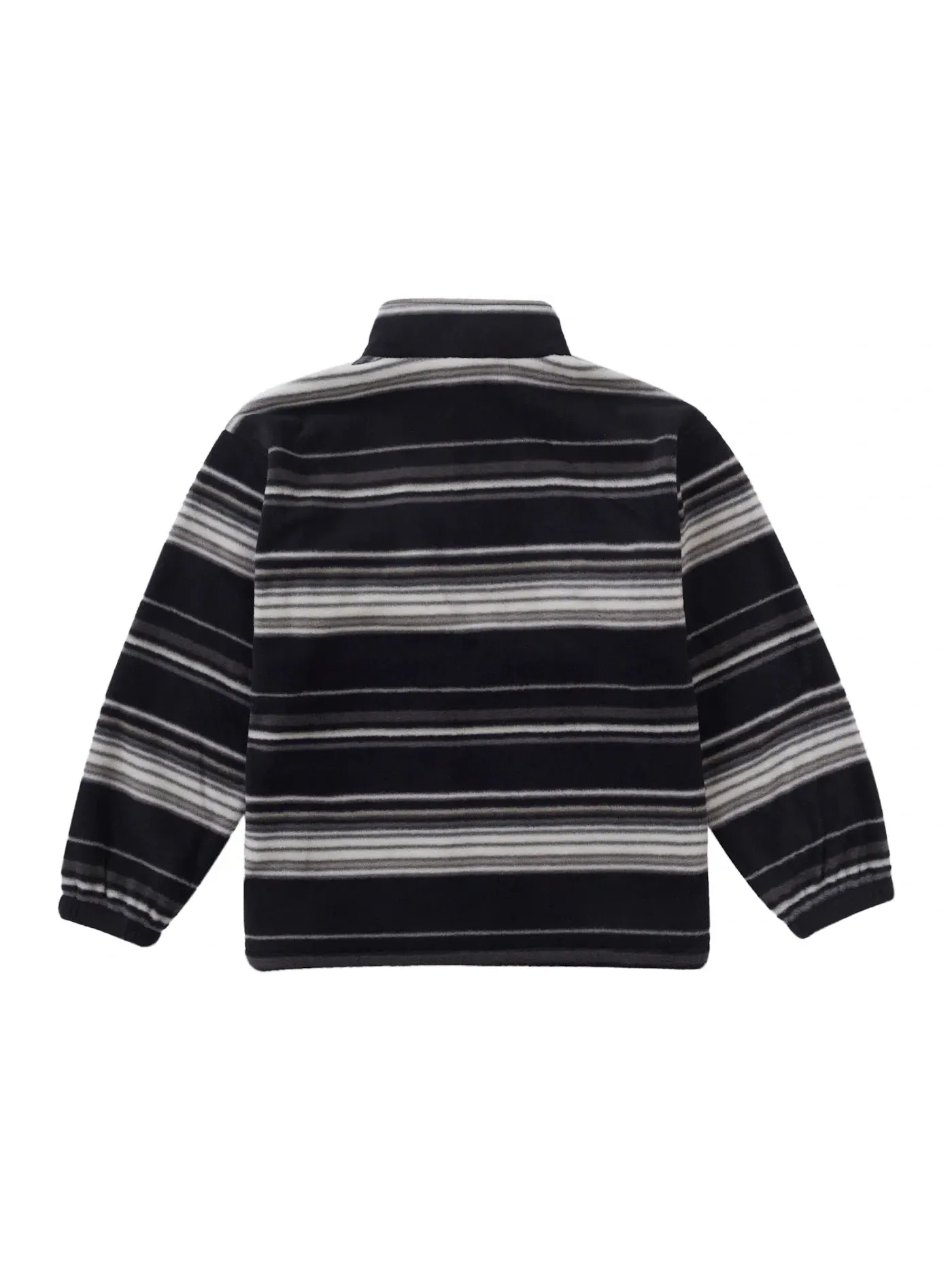 Мужская куртка-флис на молнии Supreme Stripe Zip Up Fleece Jacket Supreme — изображение 2 из 2, черный