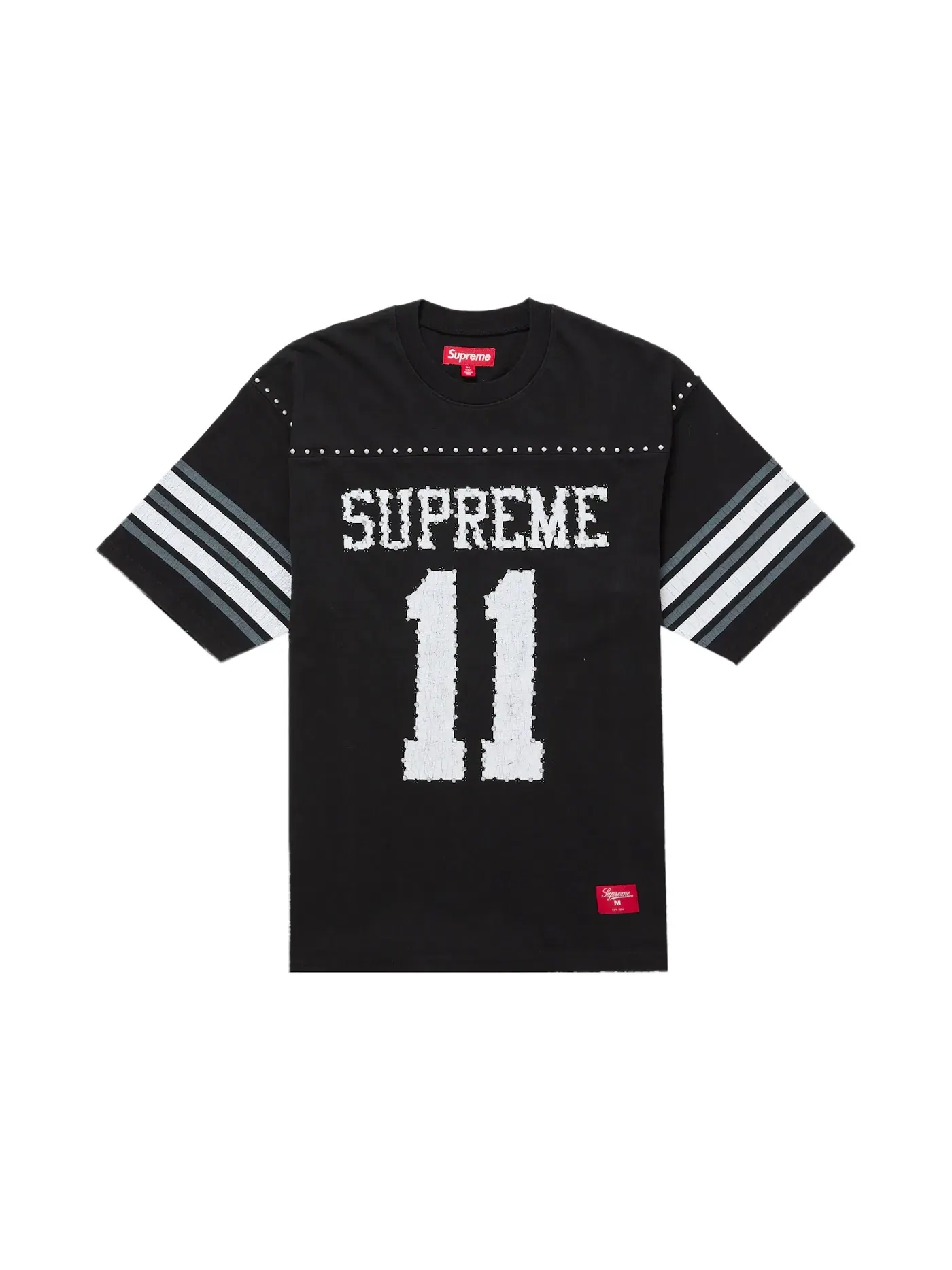 Мужская футболка с принтом Supreme Black — изображение 1 из 2