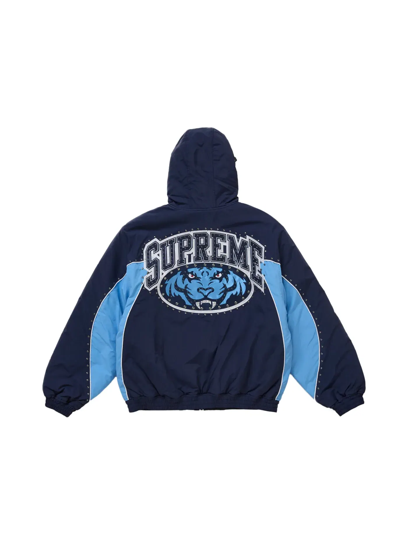 Мужская куртка с принтом Supreme Studded Stadium Jacket Supreme — изображение 1 из 2, темно-синий
