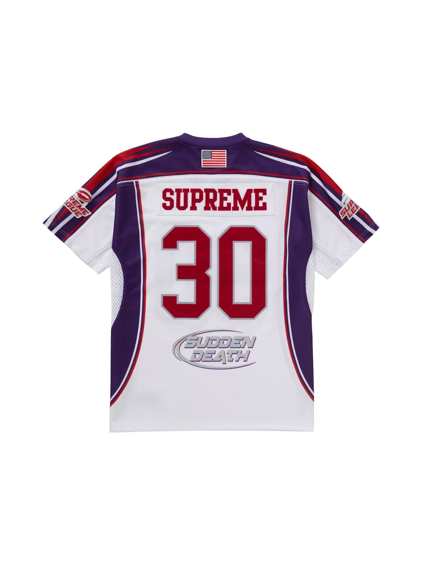 Мужская футбольная джерси Supreme Sudden Death — изображение 1 из 3, белый
