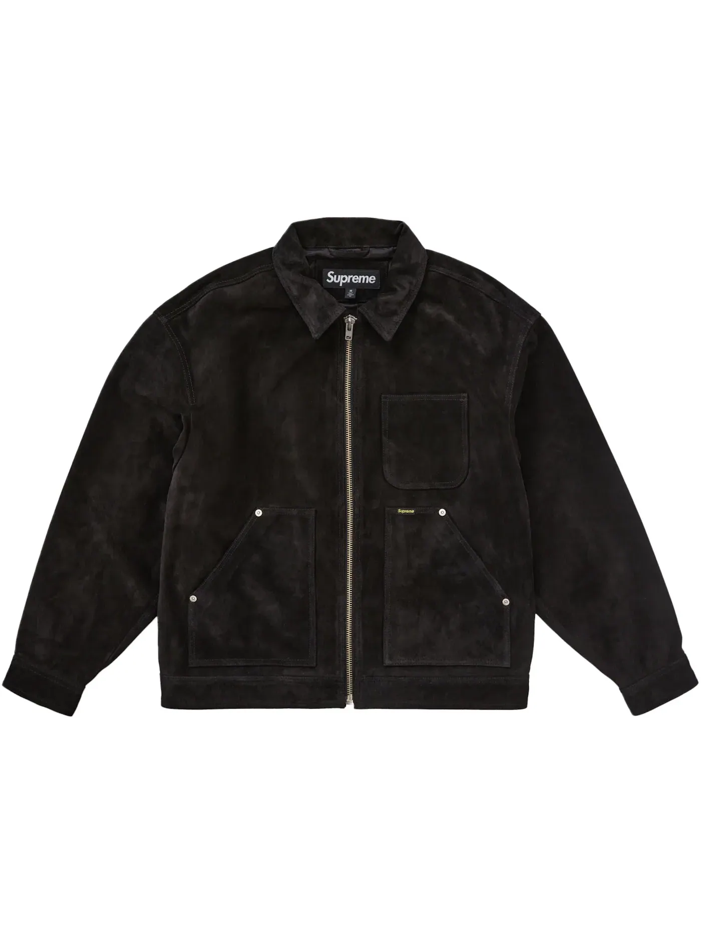 Мужская куртка из замши Supreme Jacket — изображение 1 из 3, черный