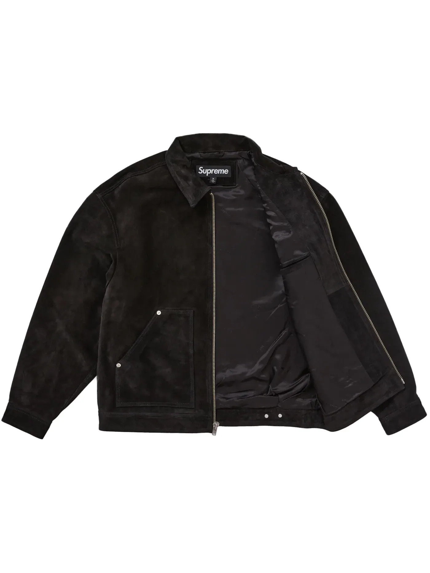 Мужская куртка из замши Supreme Jacket — изображение 2 из 3, черный