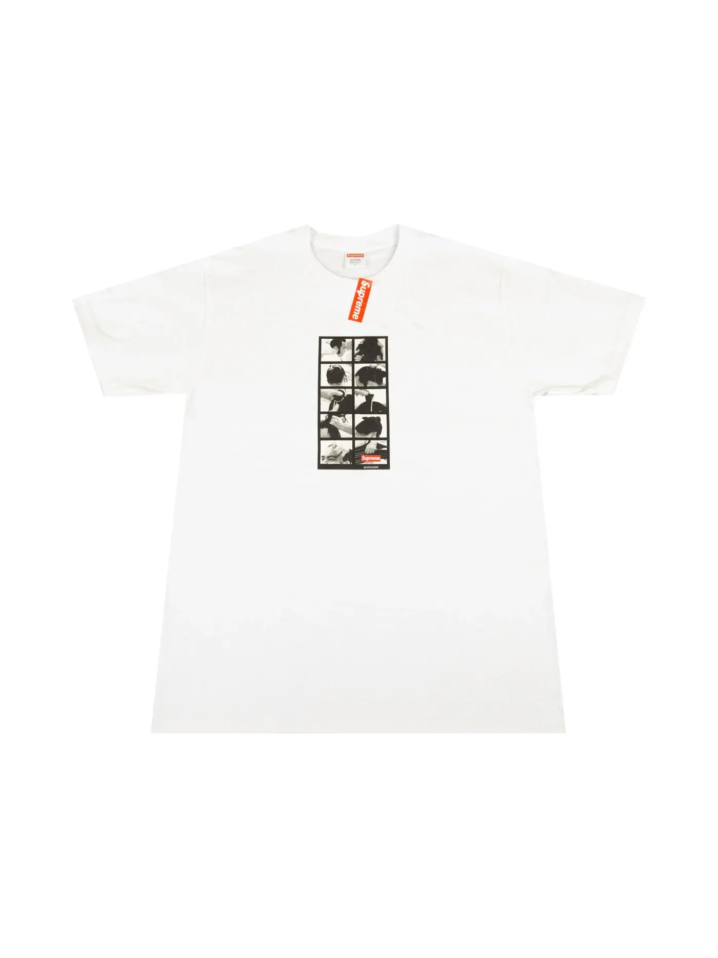 Мужская футболка с принтом Supreme Tee — изображение 1 из 1, белый