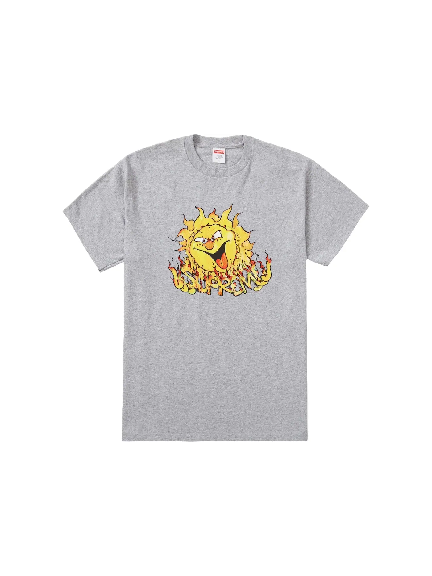 Мужская футболка с принтом Tee Supreme — изображение 1 из 1, серый