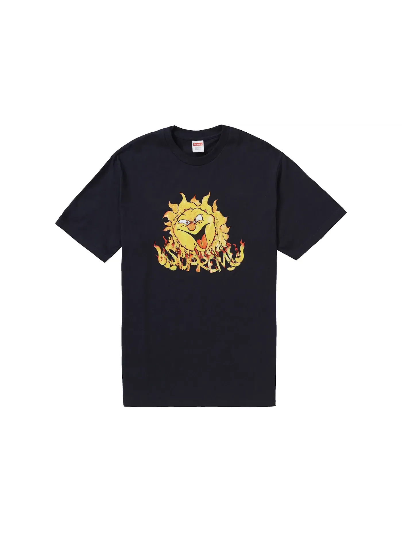 Мужская футболка с принтом Supreme Tee — изображение 1 из 1, темно-синий