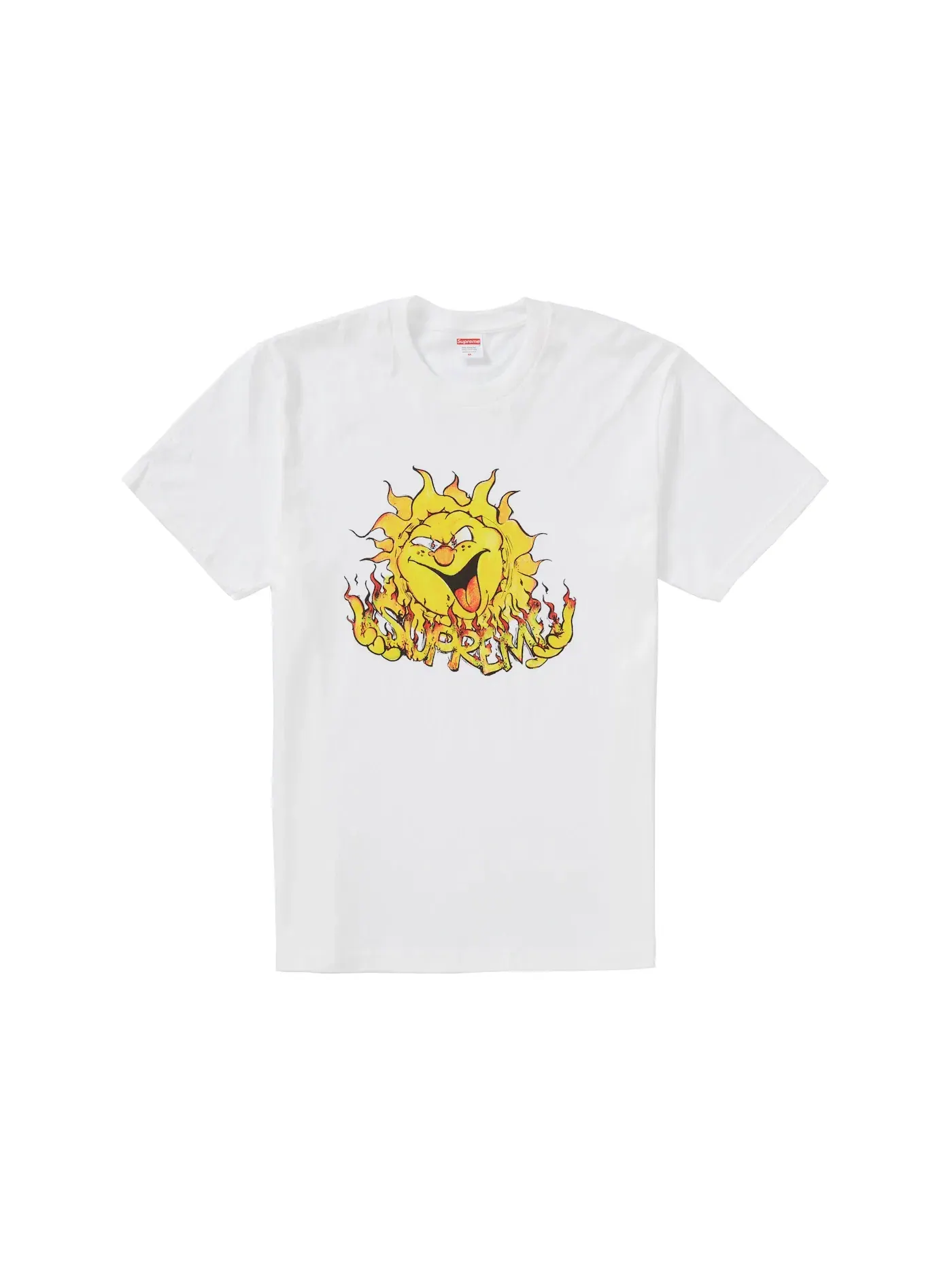 Мужская футболка с принтом Supreme Tee Supreme — изображение 1 из 1, белый