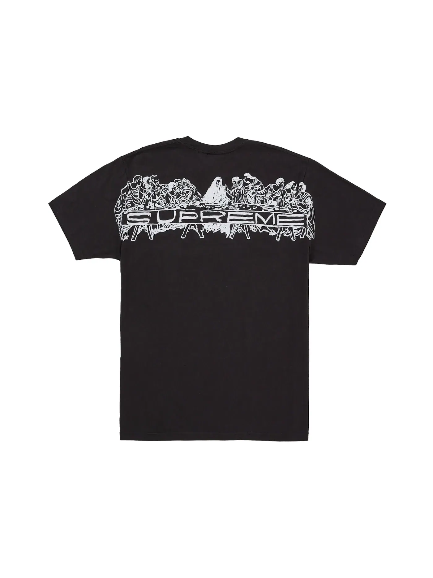 Мужская футболка с принтом Supreme Tee — изображение 1 из 2, черный