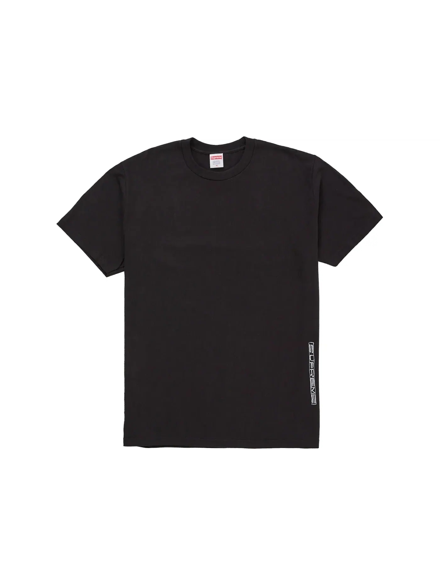 Мужская футболка с принтом Supreme Tee — изображение 2 из 2, черный