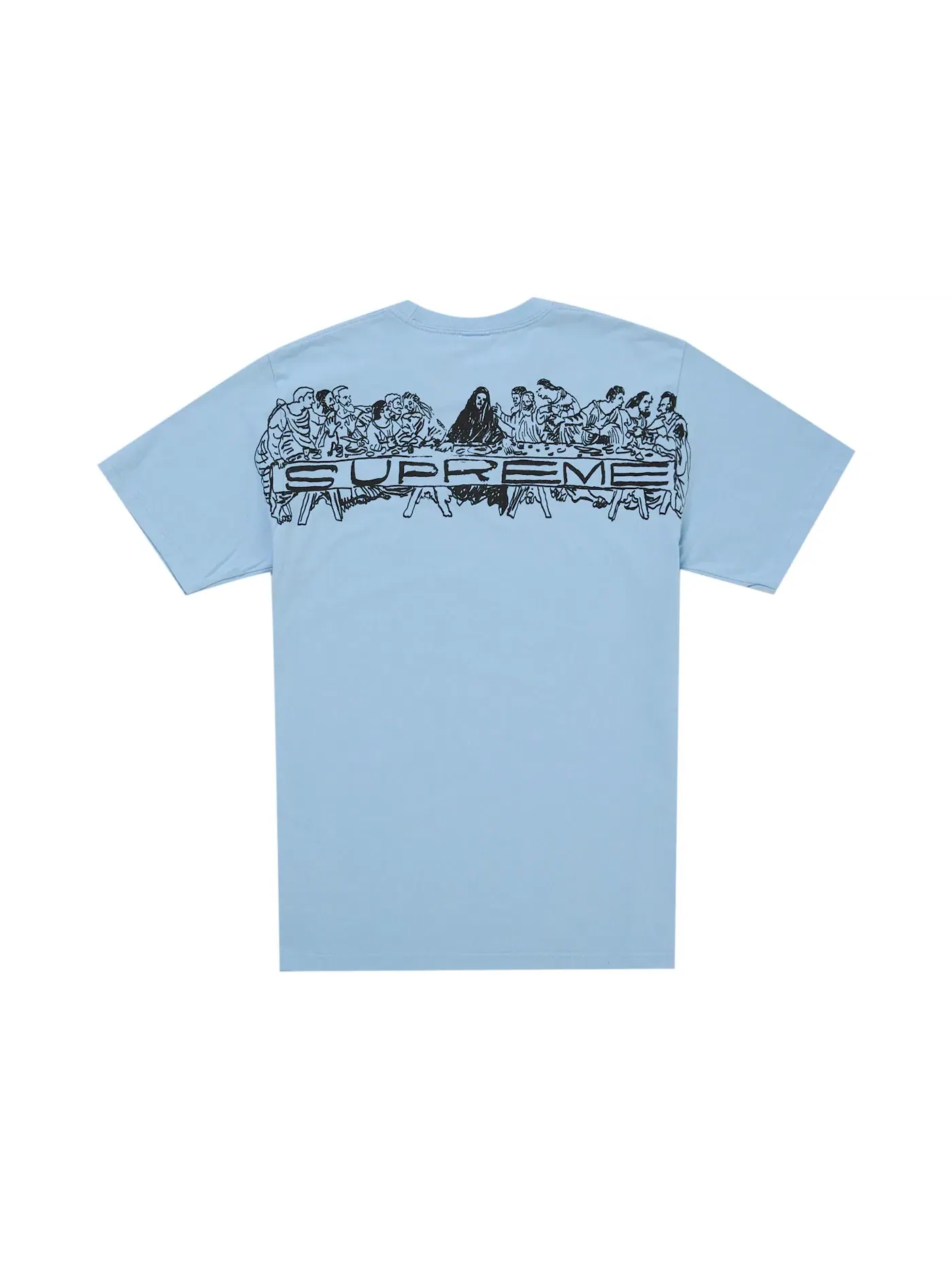 Мужская футболка с принтом Supreme Tee — изображение 1 из 2, синий