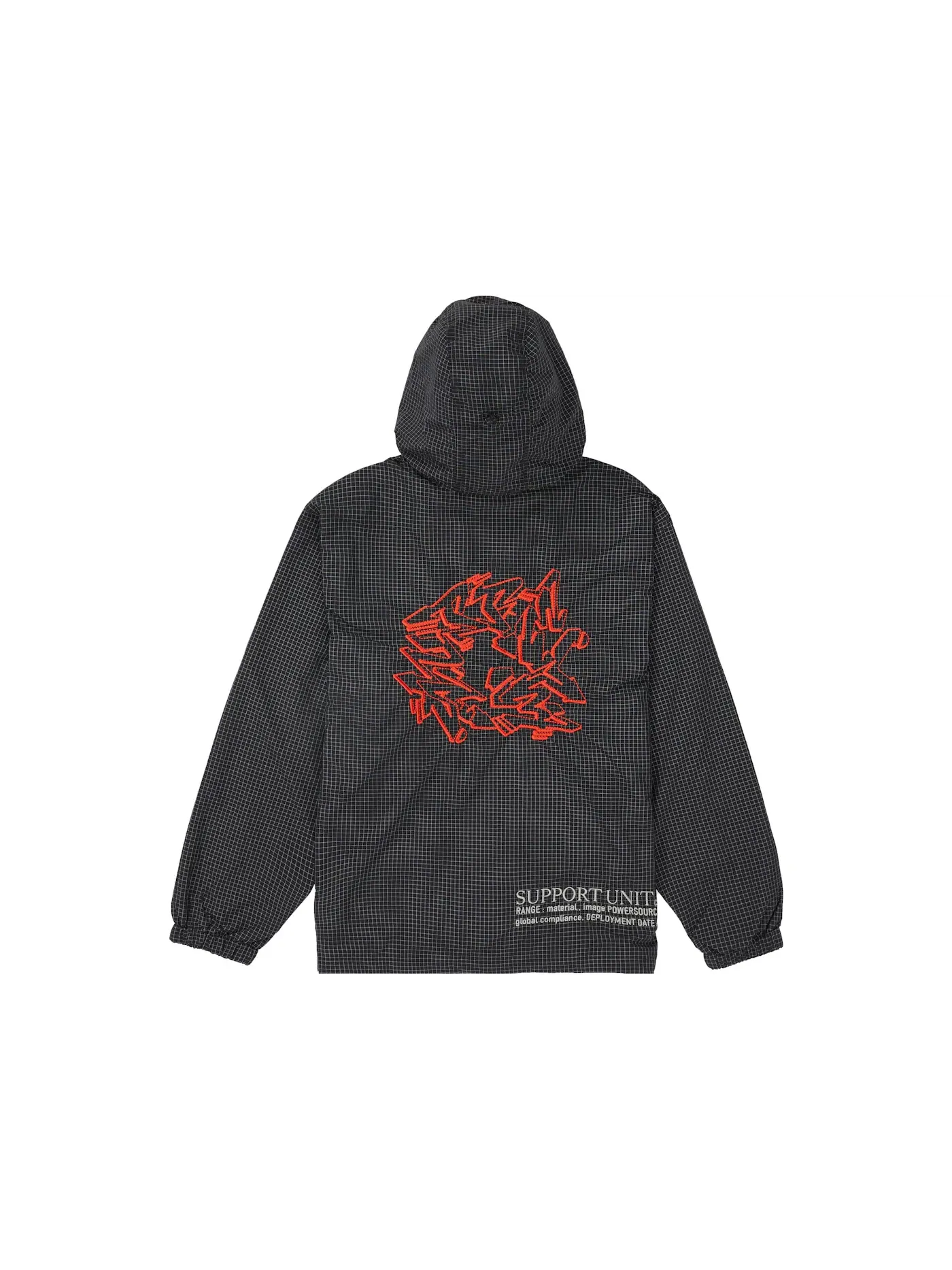 Мужская куртка из нейлона ripstop Supreme Support Unit Nylon Ripstop Jacket — изображение 1 из 2, черный