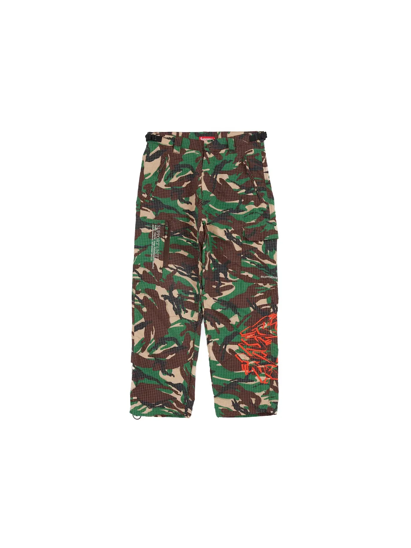 Мужские штаны из нейлона ripstop Supreme Support Unit Nylon Ripstop Pant, Swirl Camo — изображение 1 из 2