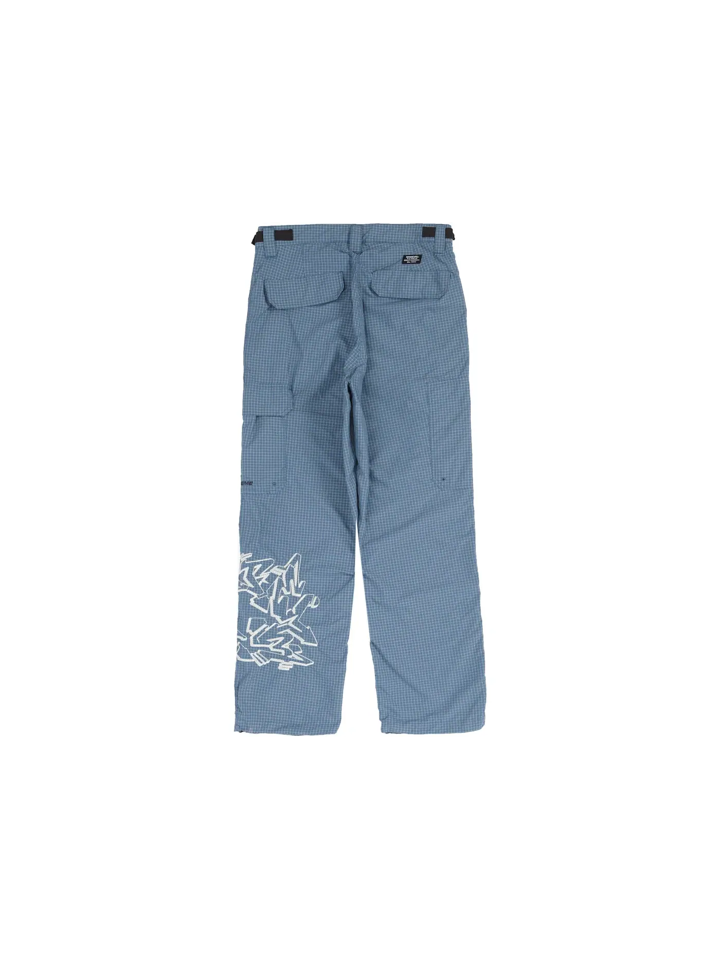 Мужские штаны с принтом Supreme Support Unit Nylon Ripstop Pant — изображение 2 из 2, бирюзовый