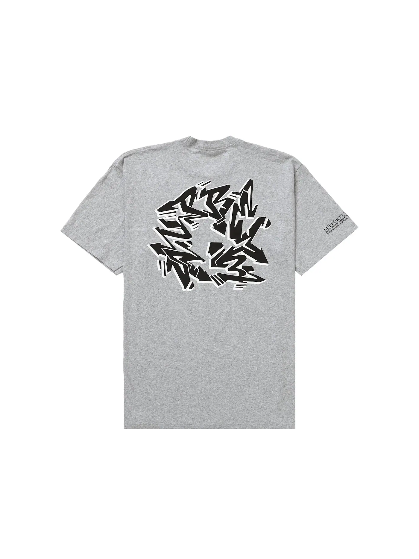 Мужская футболка Supreme Tee — изображение 2 из 2, серый
