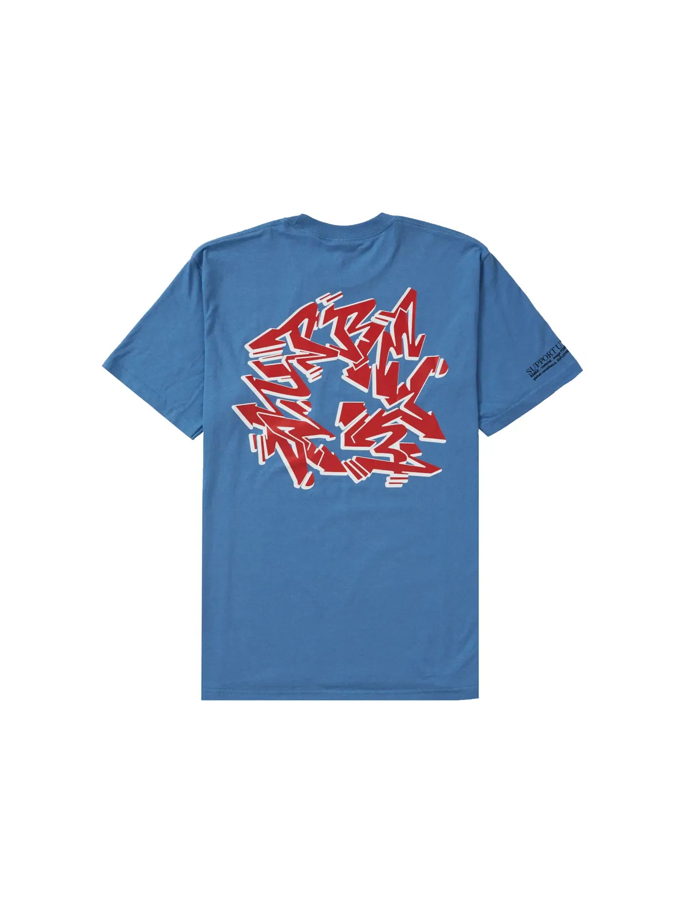 Мужская футболка Supreme Support Unit Tee, Dusty Light Royal — изображение 2 из 2