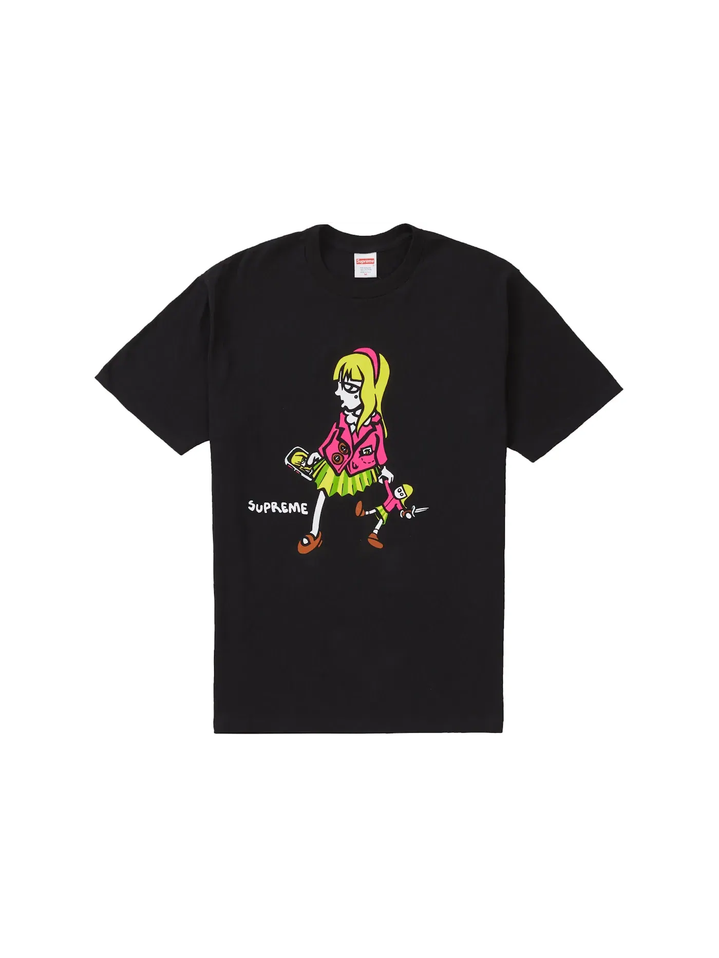 Мужская футболка с принтом Suzie Switchblade Tee Supreme — изображение 1 из 1, черный