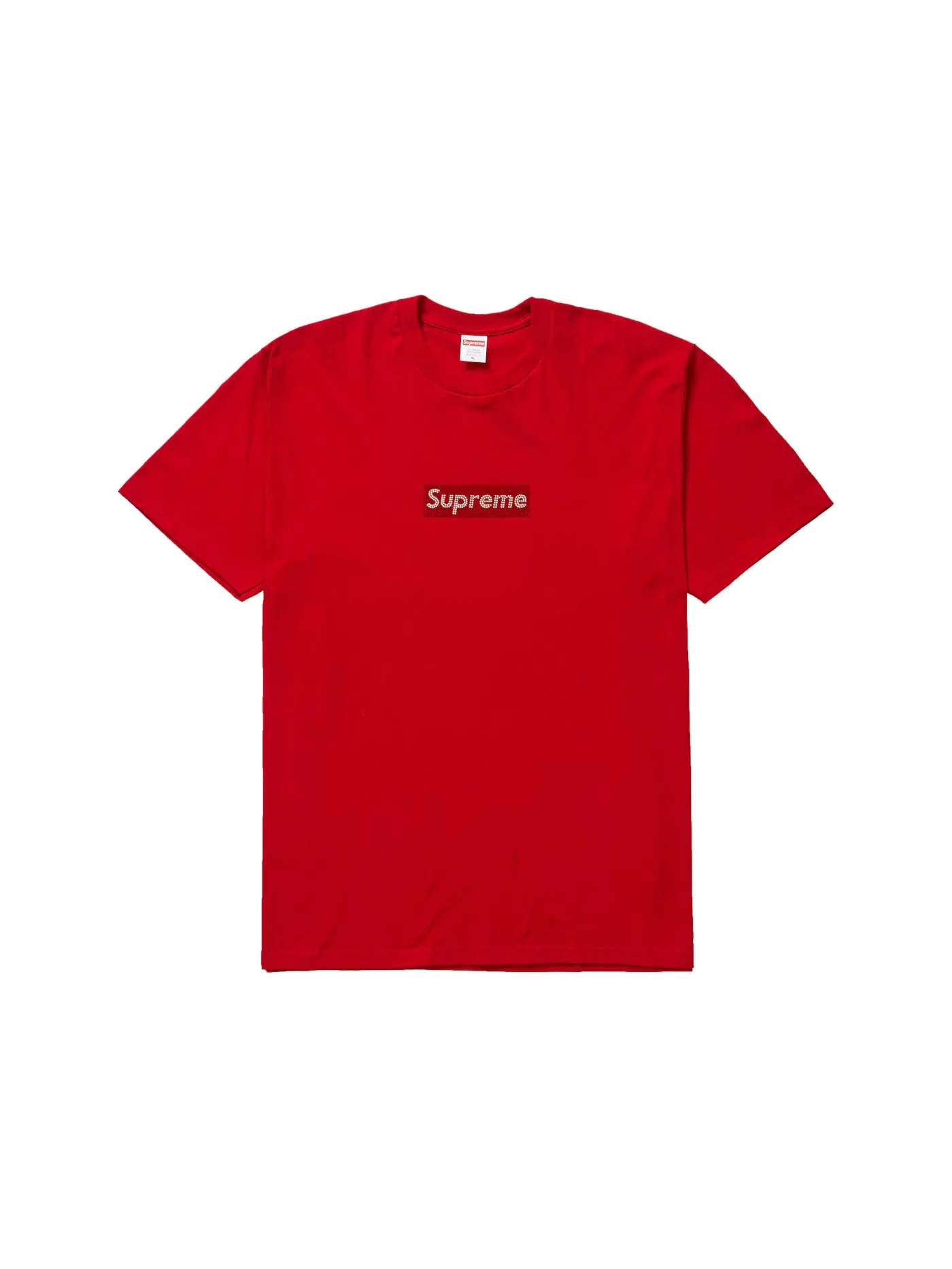 Мужская футболка с принтом Supreme Tee Supreme — изображение 1 из 1, красный