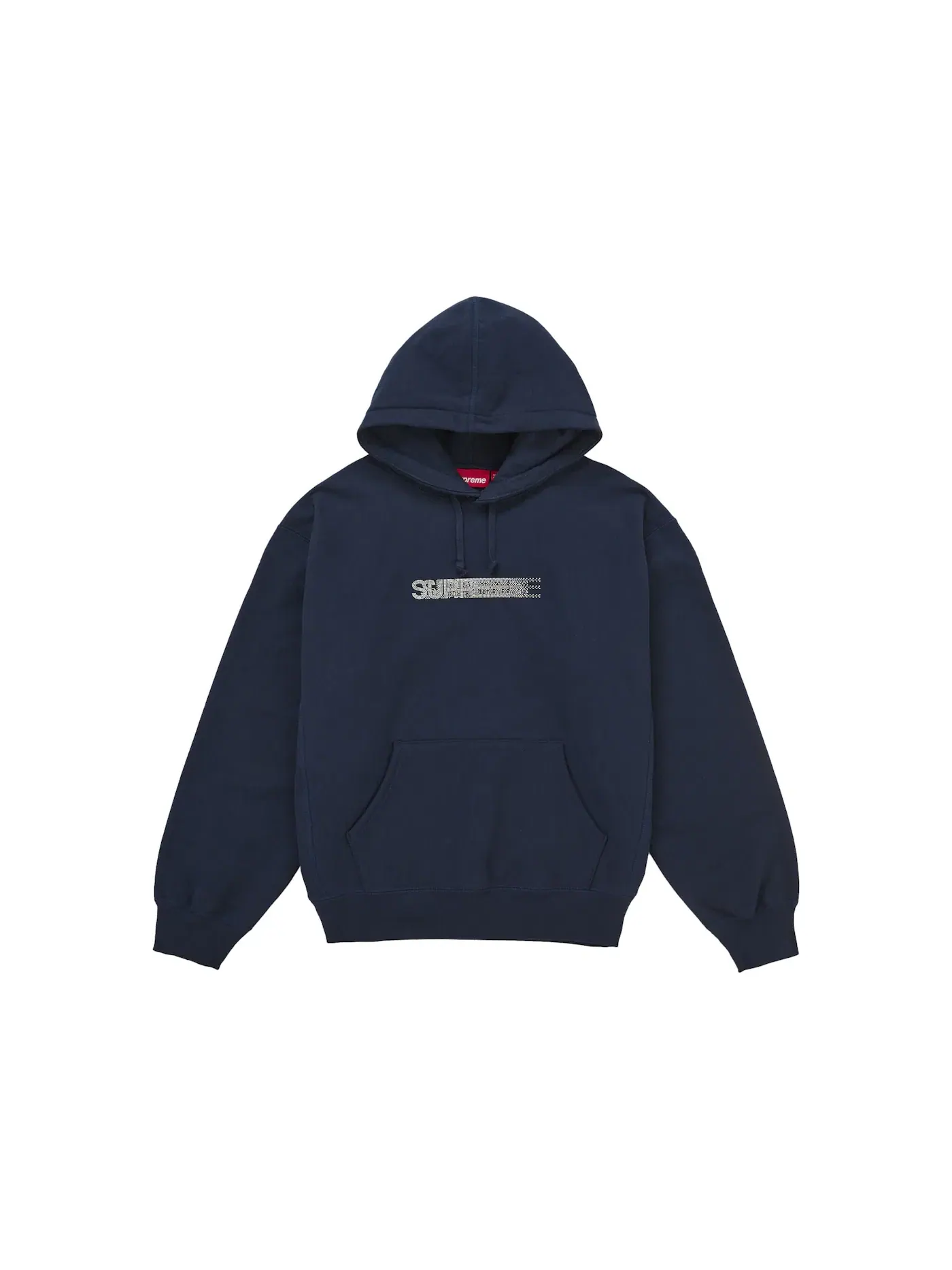 Мужская худи с принтом Motion Logo Supreme — изображение 1 из 1, темно-синий