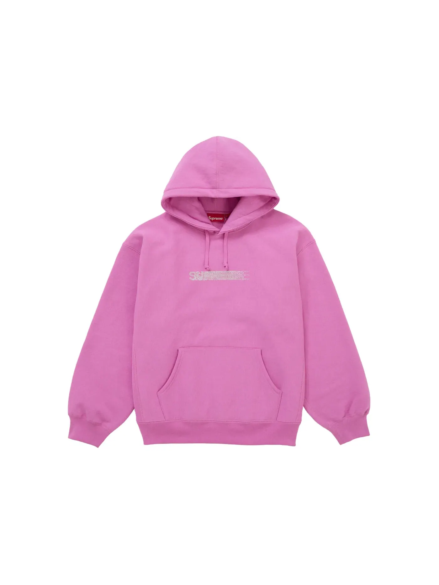 Мужская худи с принтом Motion Logo Supreme — изображение 1 из 1, розовый