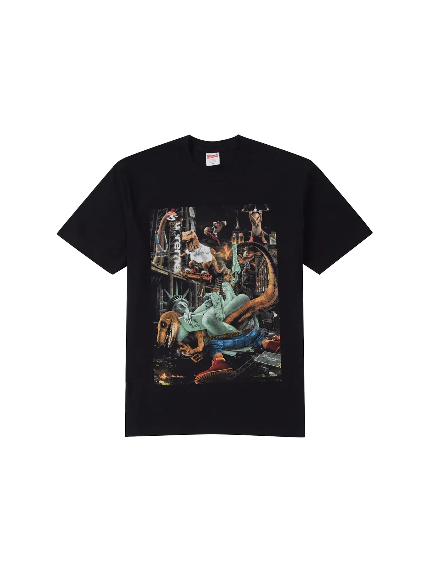 Мужская футболка с принтом Supreme Tee — изображение 1 из 1, черный