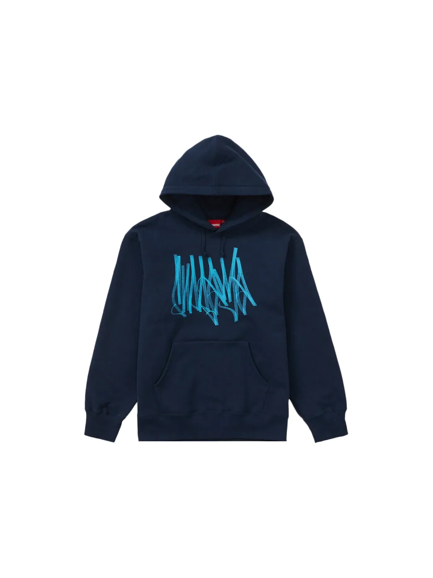 Мужской худи с капюшоном Supreme Sweatshirt — изображение 1 из 1, темно-синий