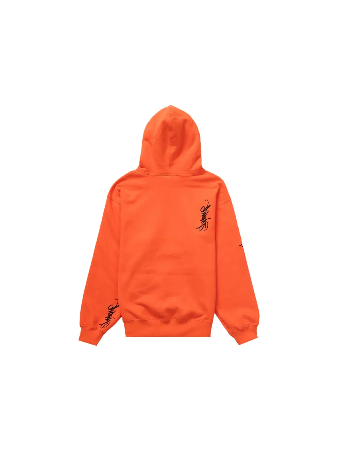 Мужской худи с капюшоном Supreme Sweatshirt (SS24) — изображение 2 из 2, яркий оранжевый
