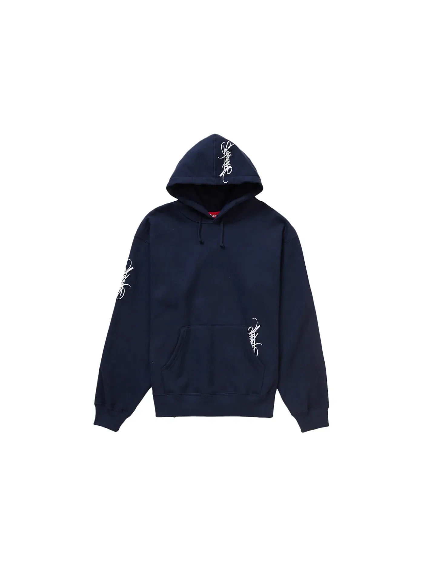 Мужская худи Supreme Sweatshirt (SS24) — изображение 1 из 2, темно-синий