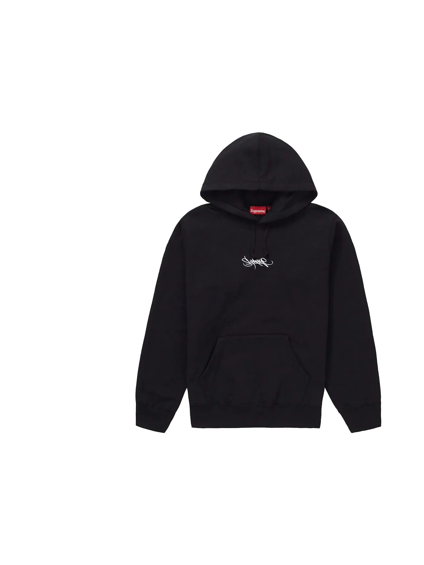 Мужской худи с капюшоном Supreme — изображение 1 из 1, черный
