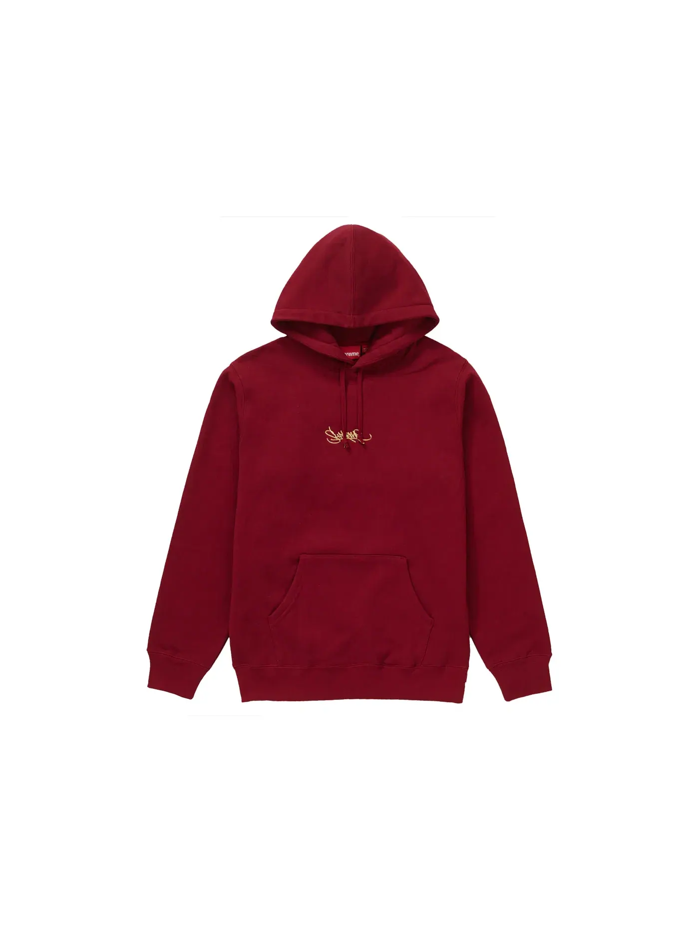 Мужская худи Supreme Hooded Sweatshirt — изображение 1 из 1, красный