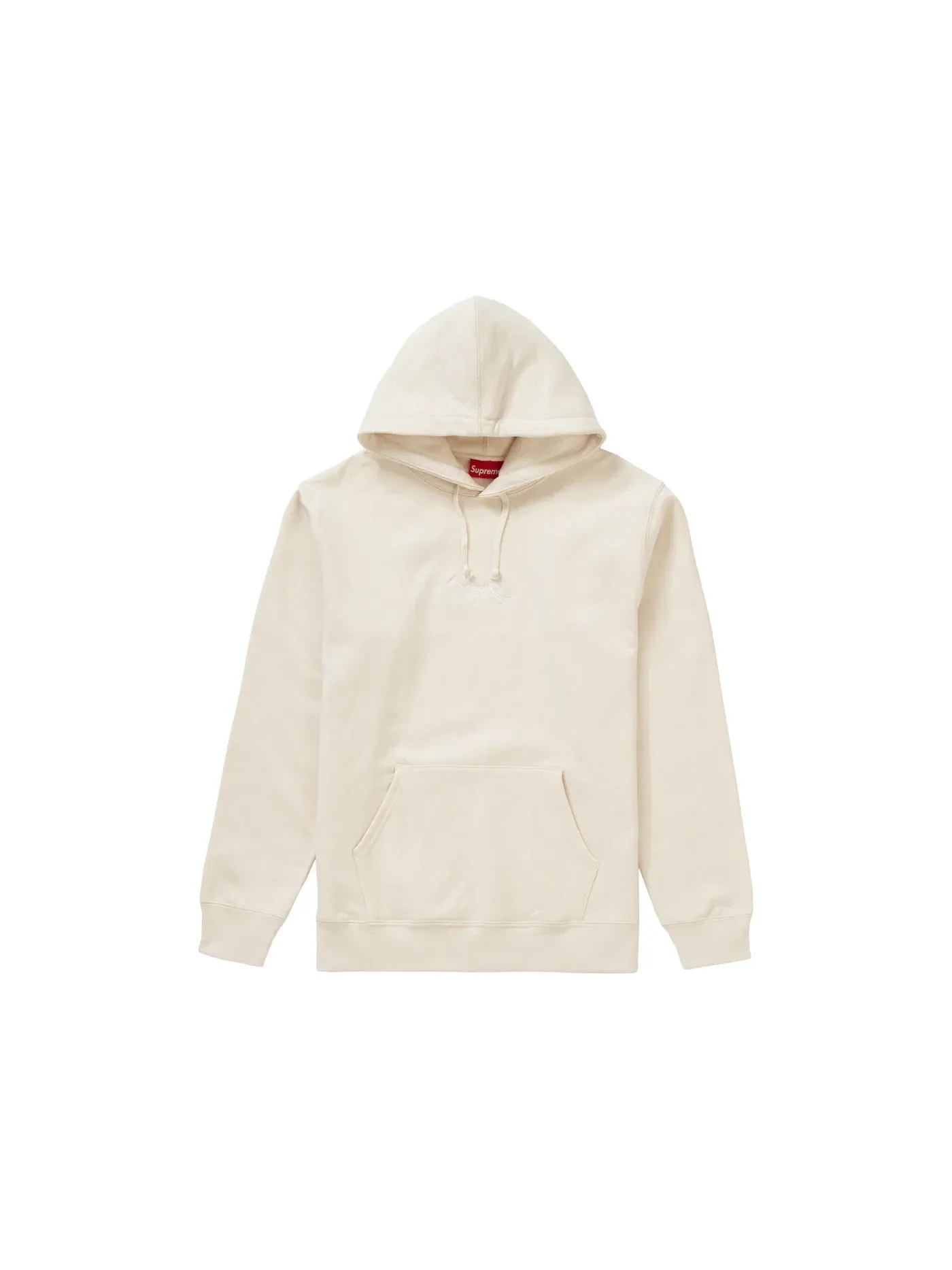 Мужской худи с капюшоном с принтом Hooded Sweatshirt Supreme — изображение 1 из 1, прозрачный