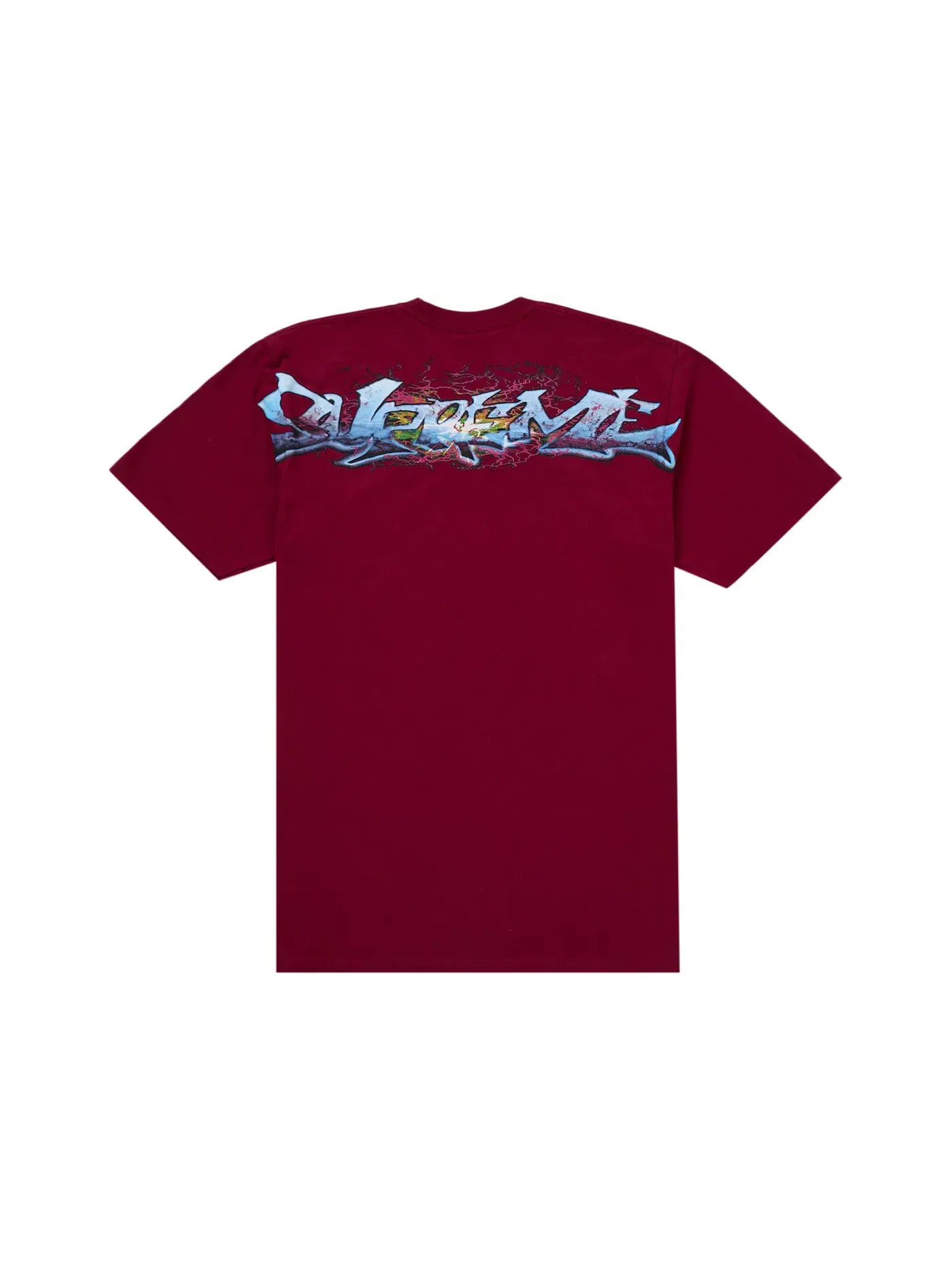 Мужская футболка с принтом Supreme Tee — изображение 1 из 2, красный