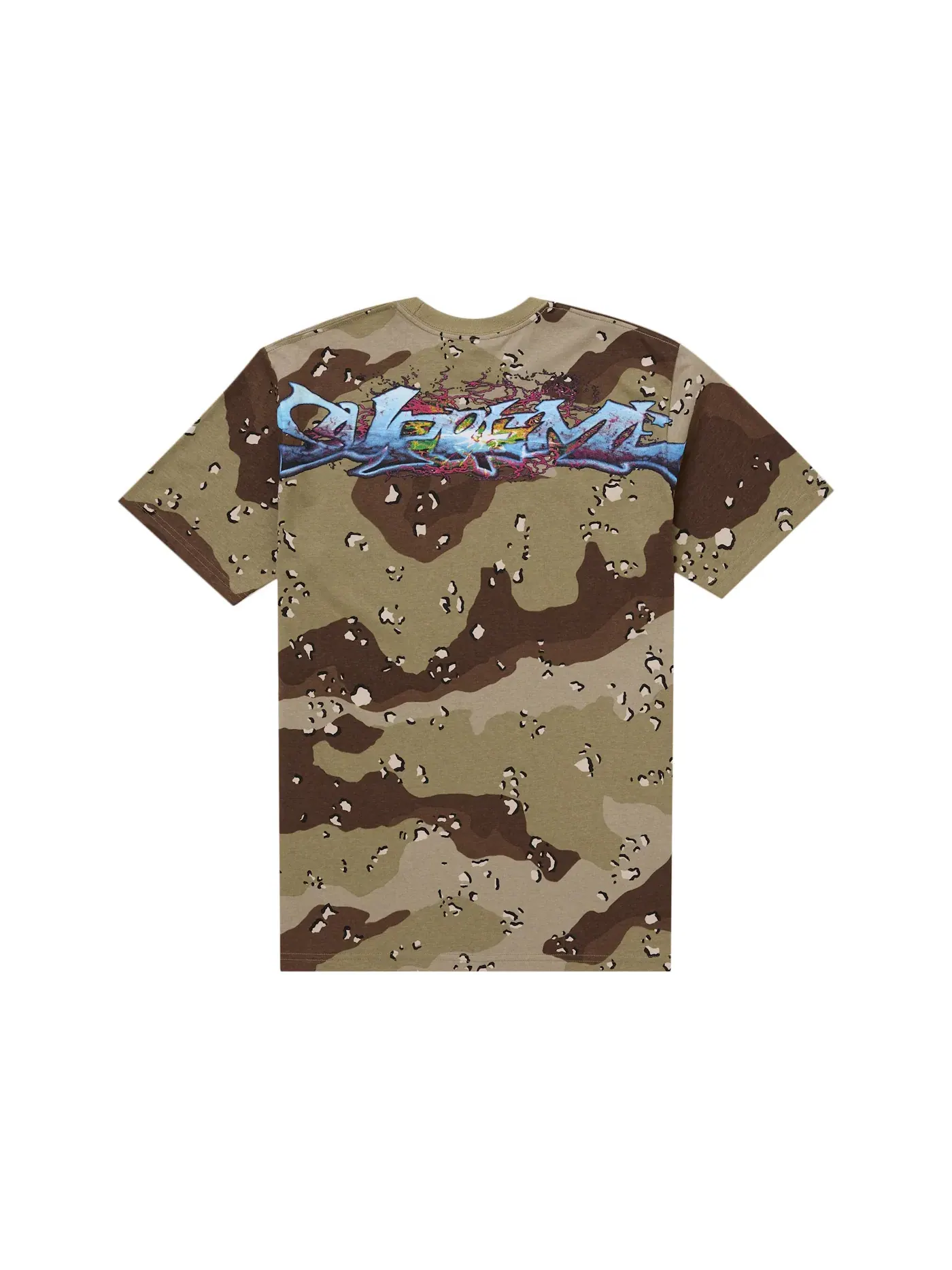 Мужская футболка с принтом Supreme Tee, Chocolate Chip Camo — изображение 1 из 2