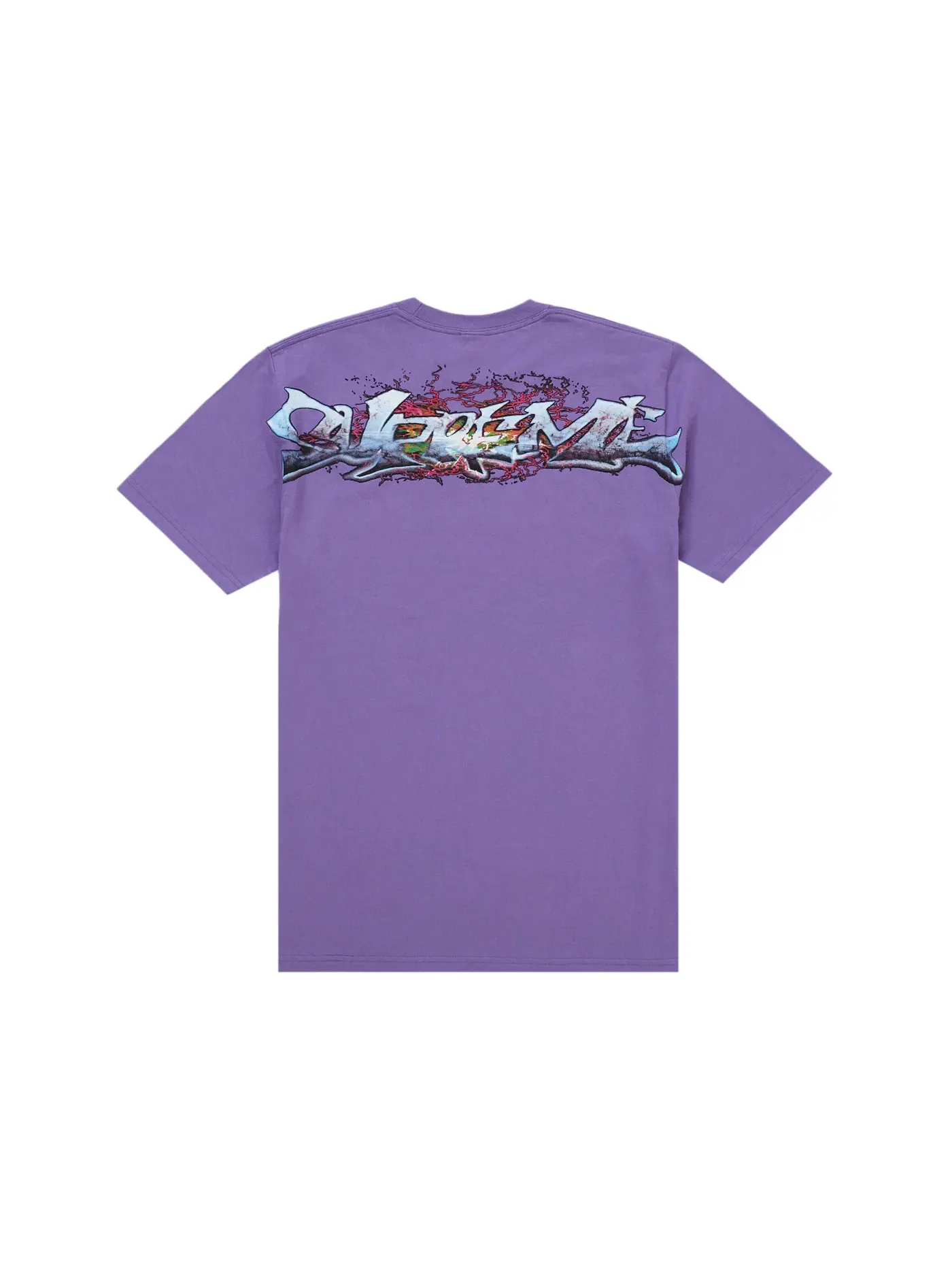 Мужская футболка с принтом Supreme Tee — изображение 1 из 2, фиолетовый
