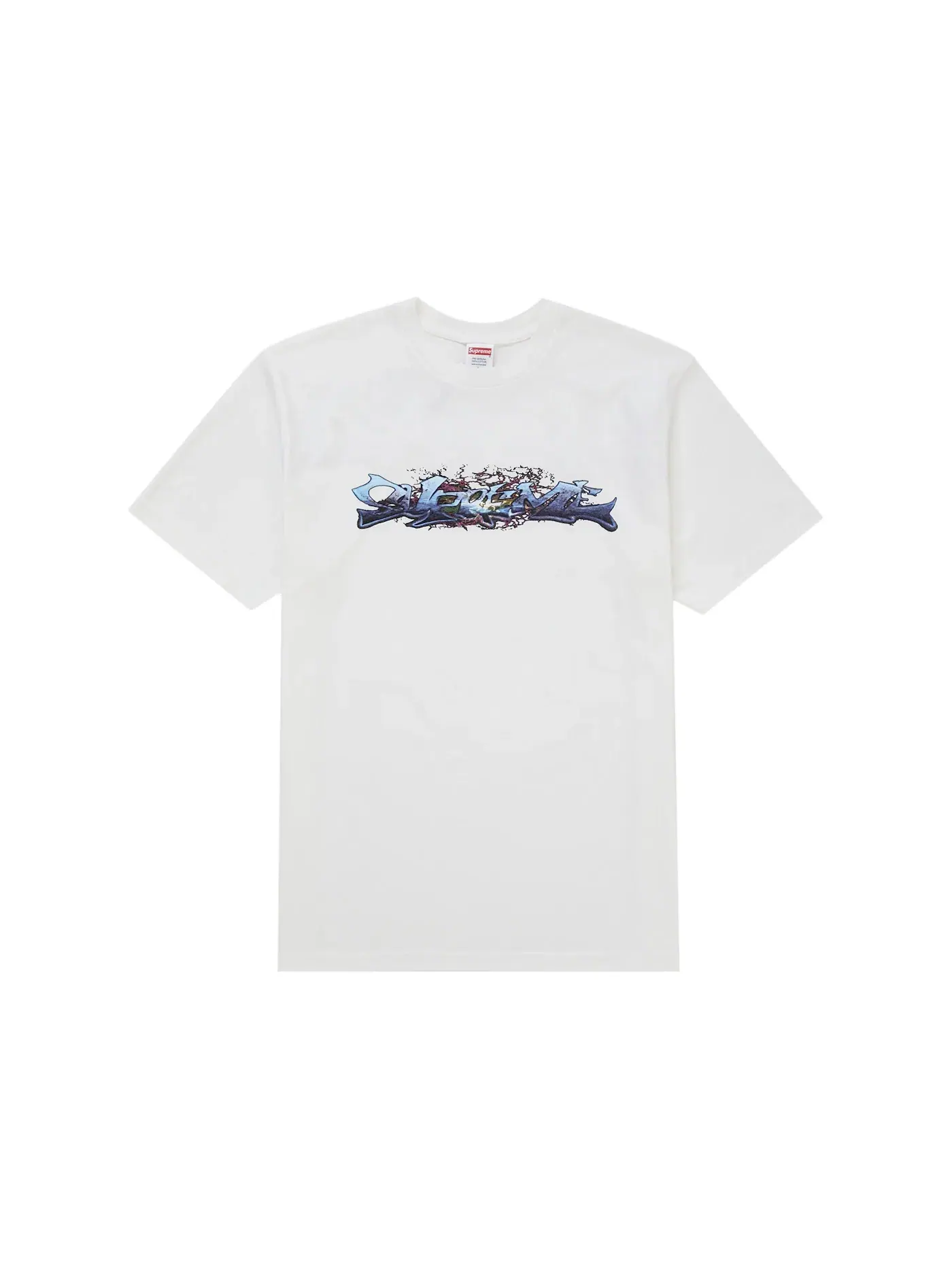 Мужская футболка с принтом Tag Tee Supreme — изображение 2 из 2, белый