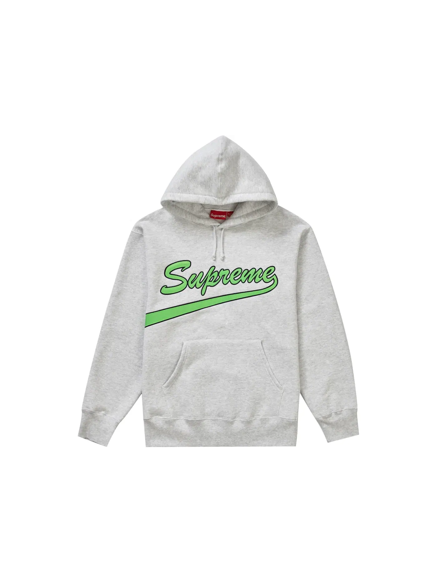 Мужской худи с капюшоном Supreme Sweatshirt — изображение 1 из 2, серый