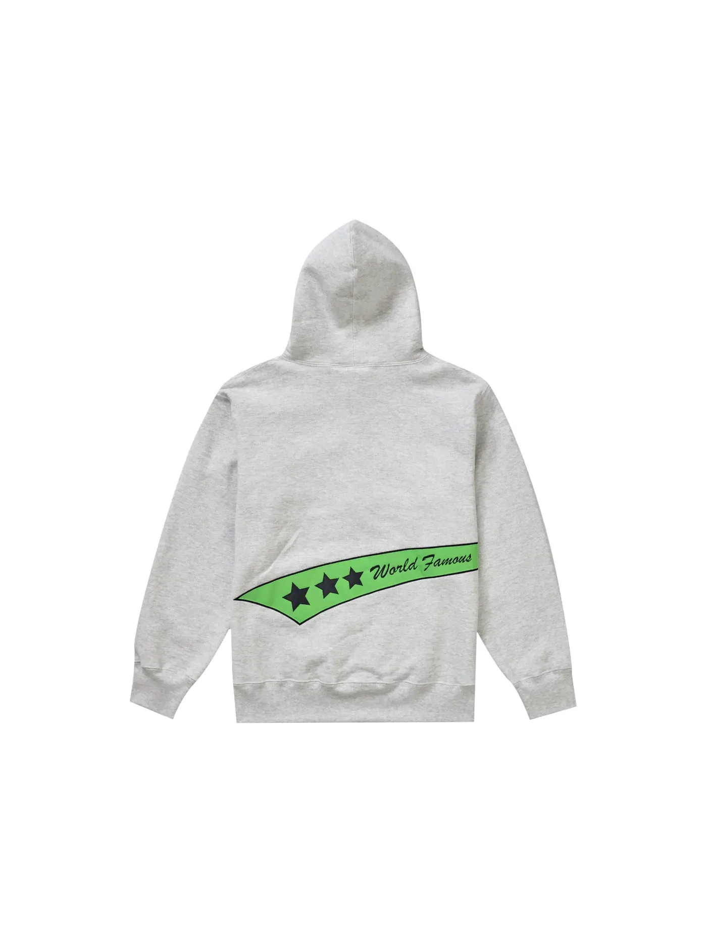 Мужской худи с капюшоном Supreme Sweatshirt — изображение 2 из 2, серый