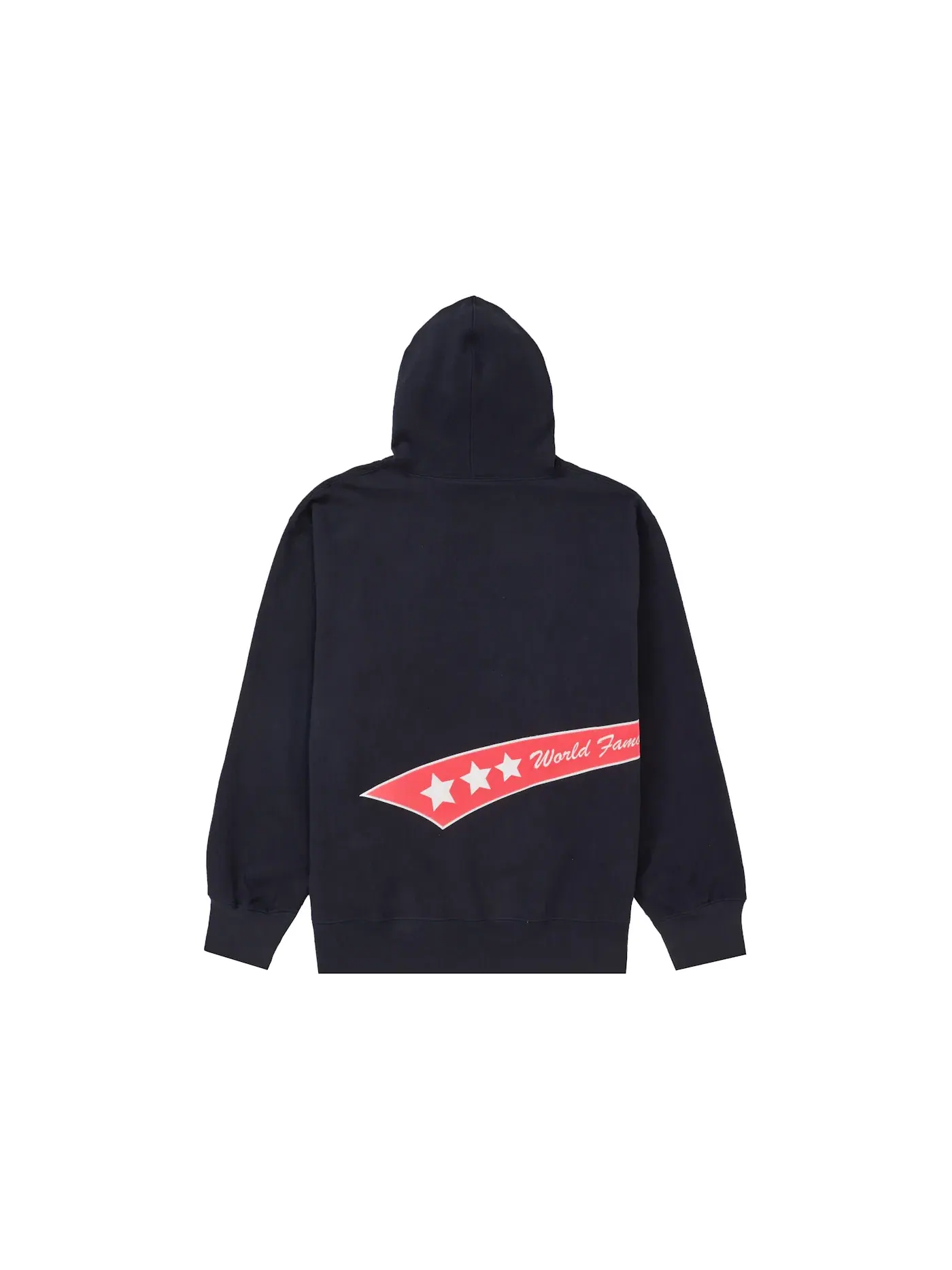 Мужская худи с капюшоном Supreme Sweatshirt — изображение 2 из 2, темно-синий