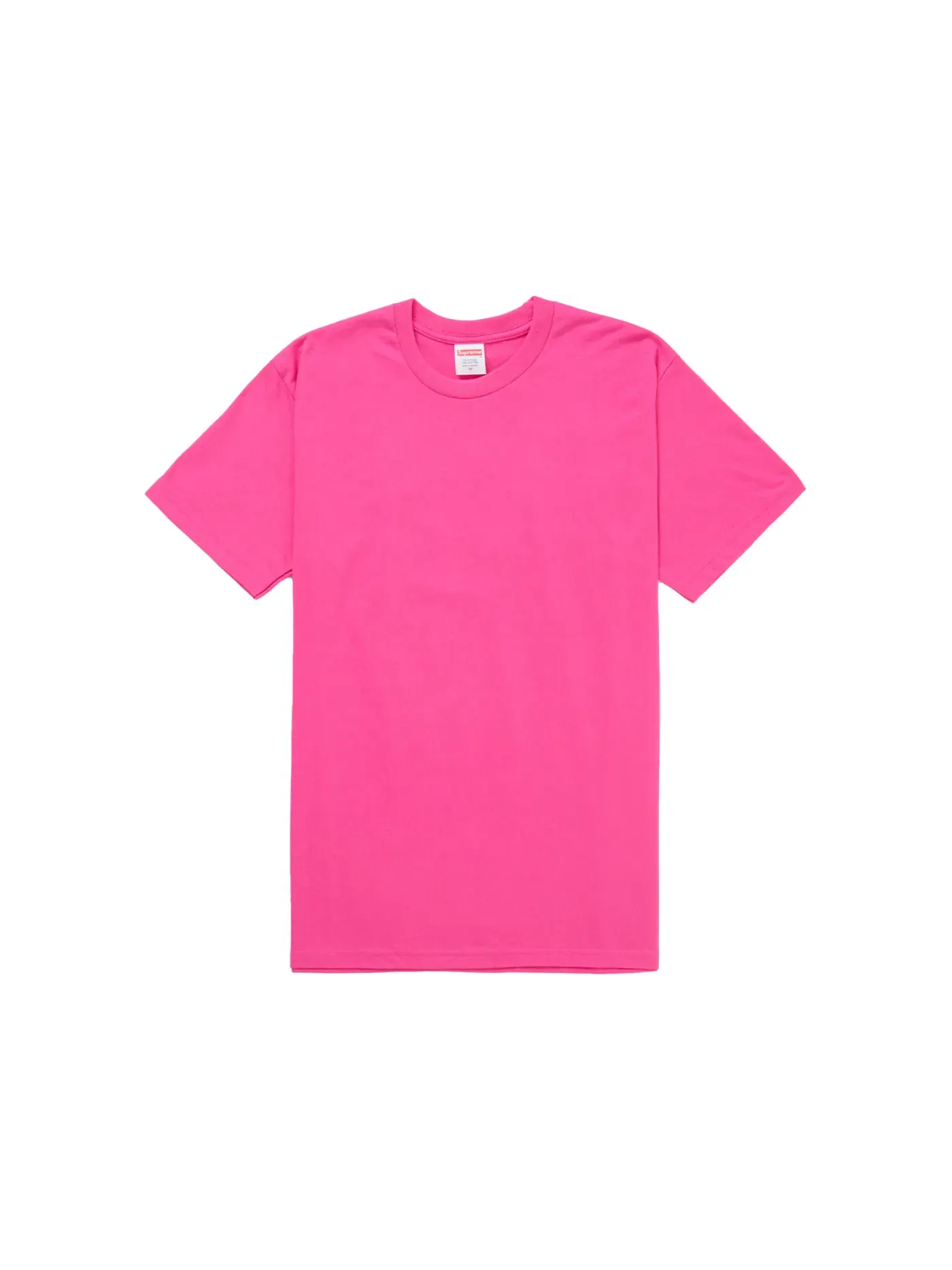 Мужская футболка Supreme Tee — изображение 2 из 2, фуксия
