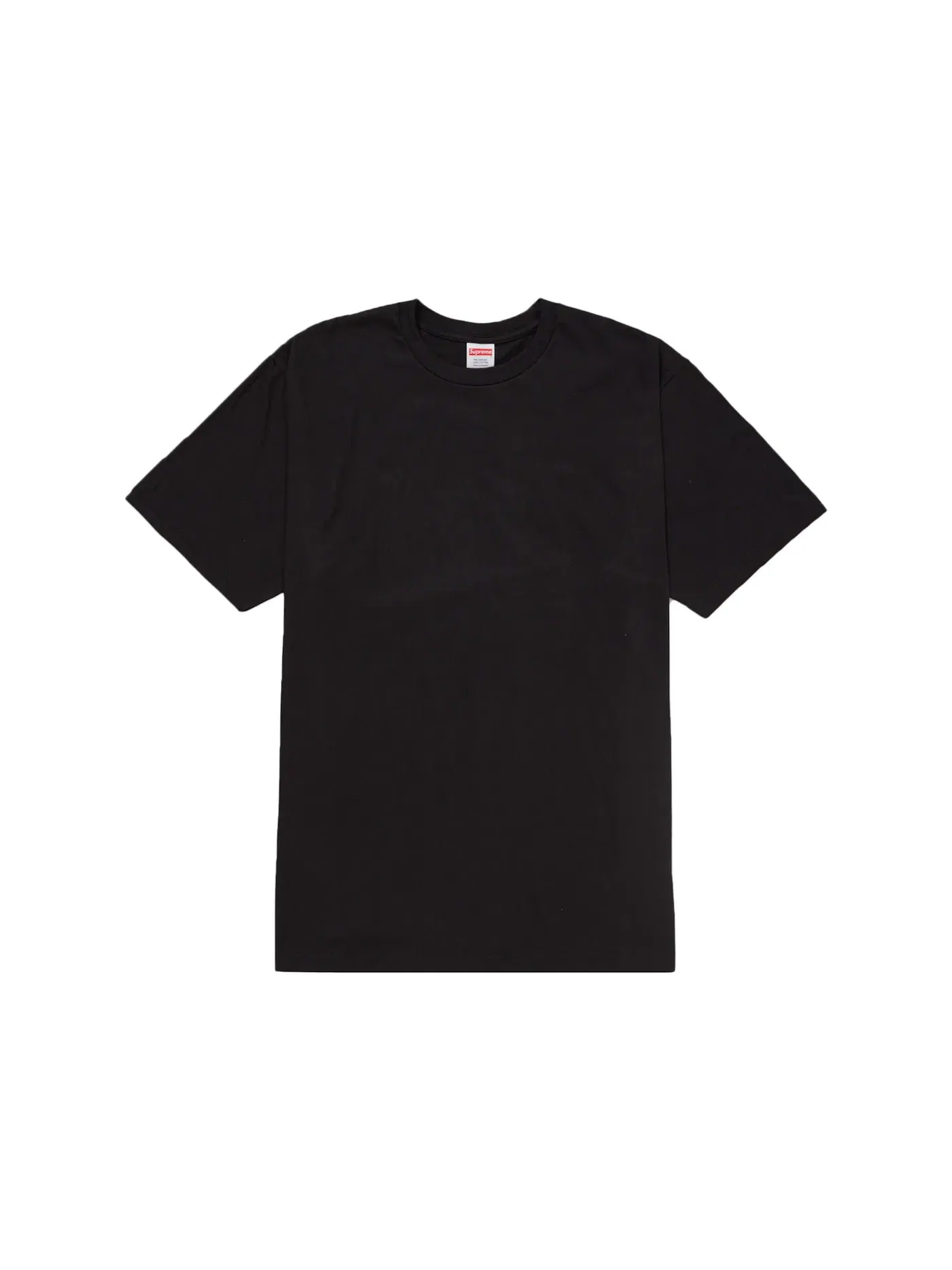 Мужская футболка с принтом Supreme Tee — изображение 2 из 2, черный