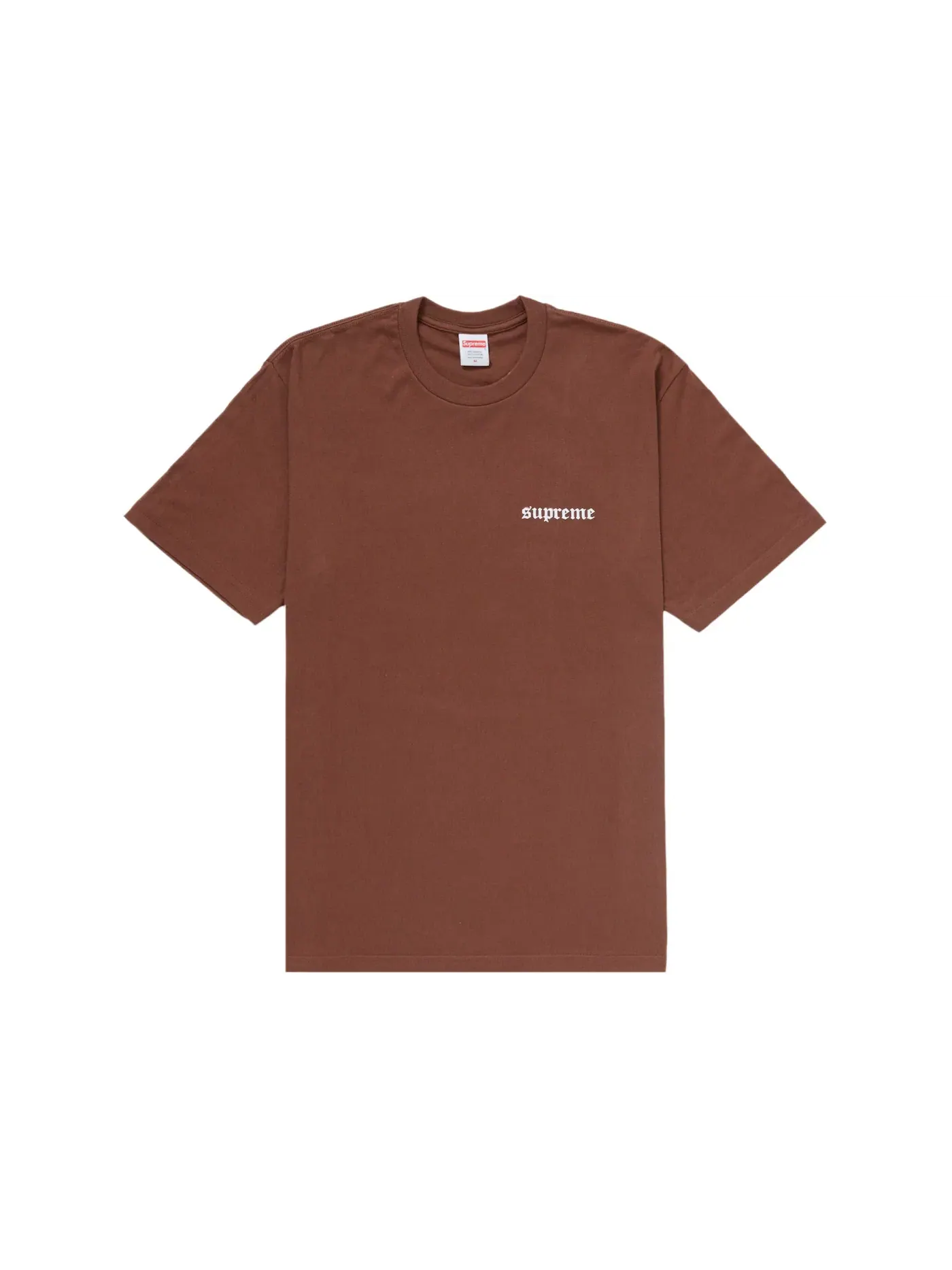 Мужская футболка Supreme Tee — изображение 2 из 2, коричневый