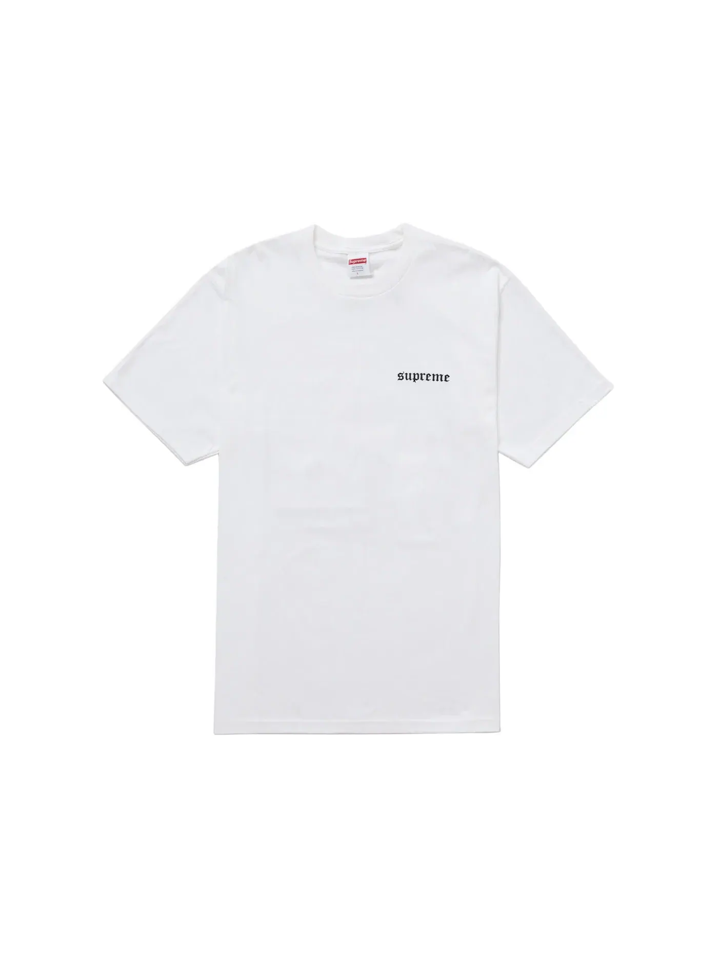 Мужская футболка с принтом Supreme Tee — изображение 2 из 2, белый