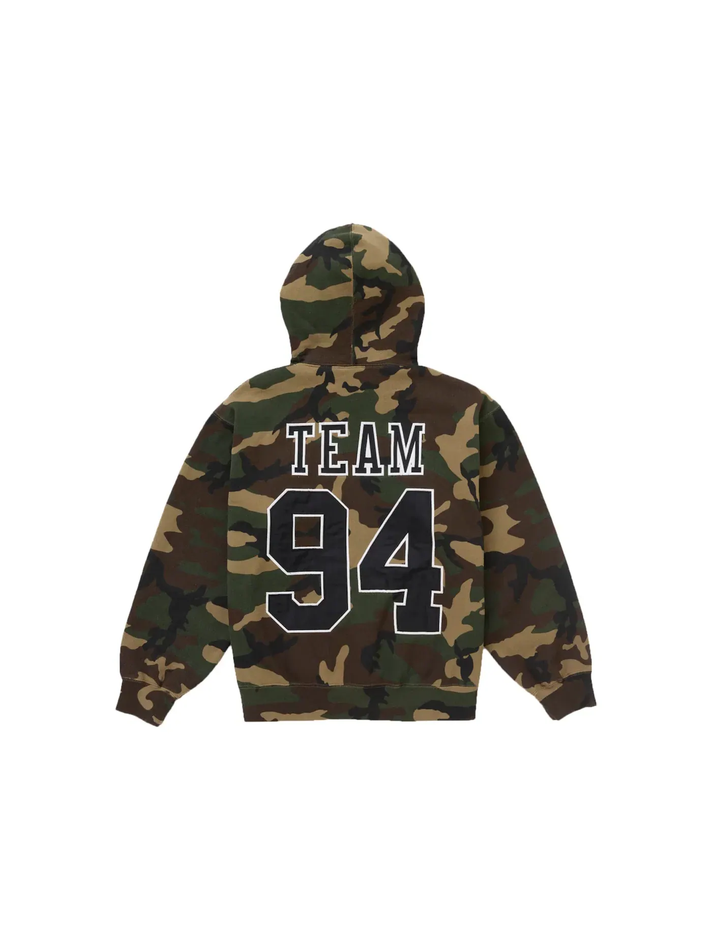 Мужская худи с камуфляжным принтом Team 94 Supreme — изображение 2 из 2