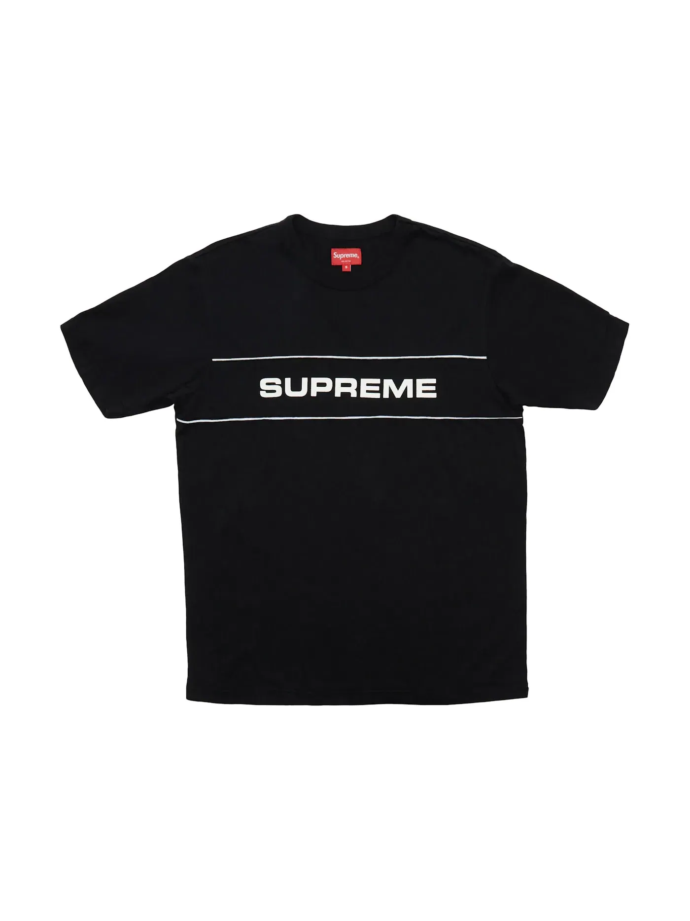 Мужская футболка с контрастной отделкой Supreme Tee — изображение 1 из 1, черный