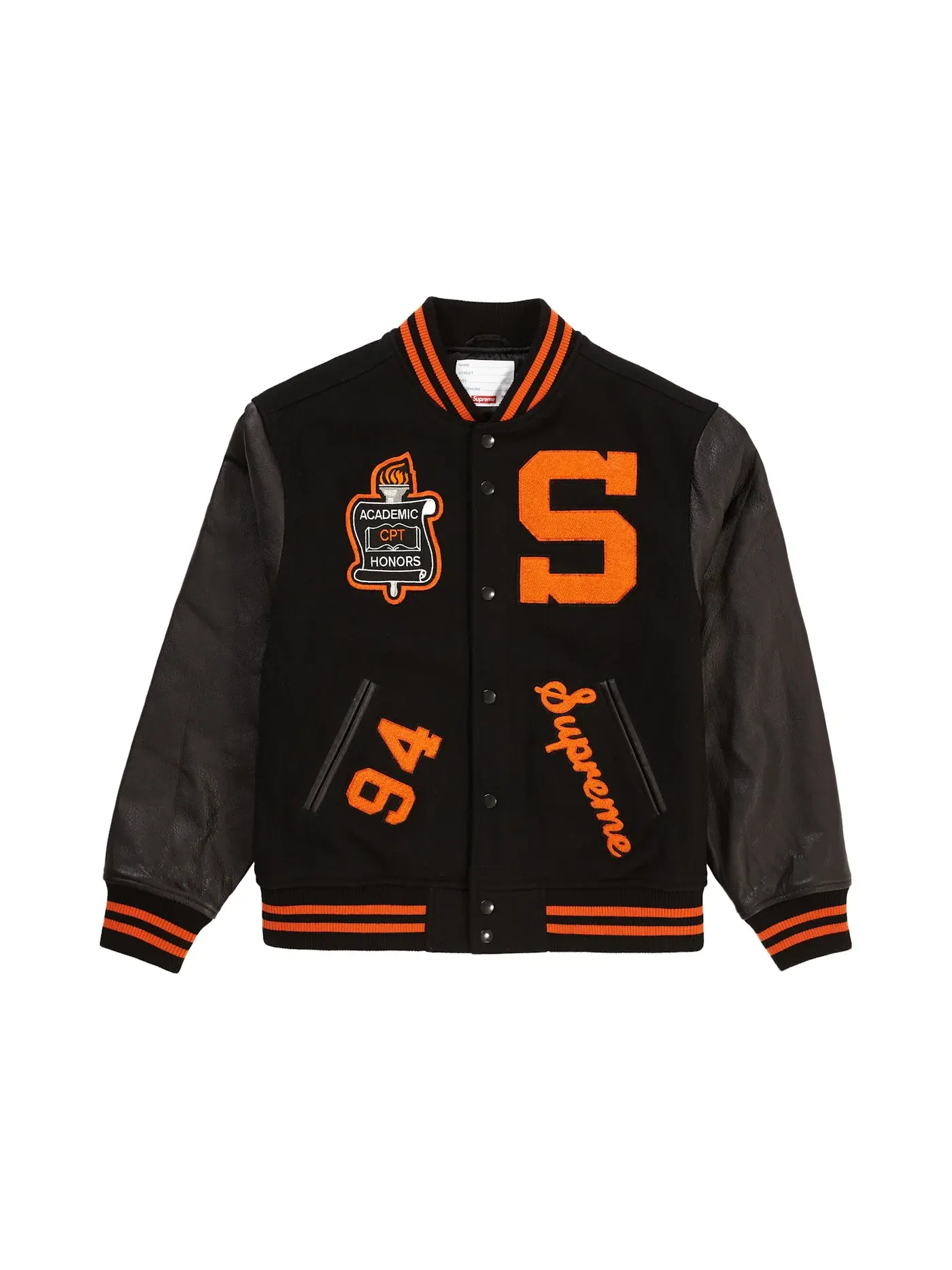 Мужская куртка с принтом Supreme Jacket — изображение 1 из 3, черный